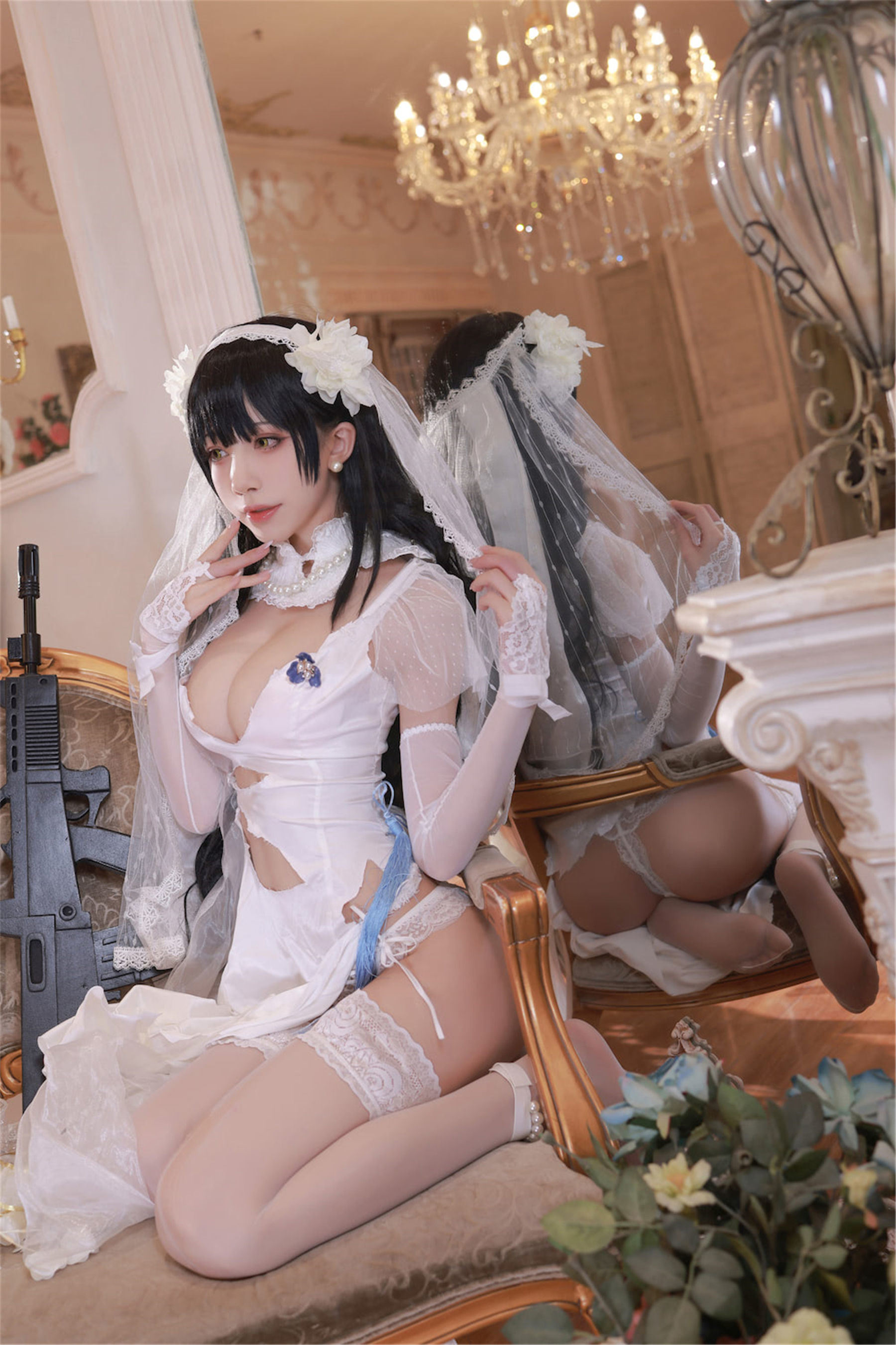 Bộ ảnh cosplay của net hồng] Blogger anime Shui Miao Aqua - Girls' Frontline OTS-14 & Type95
