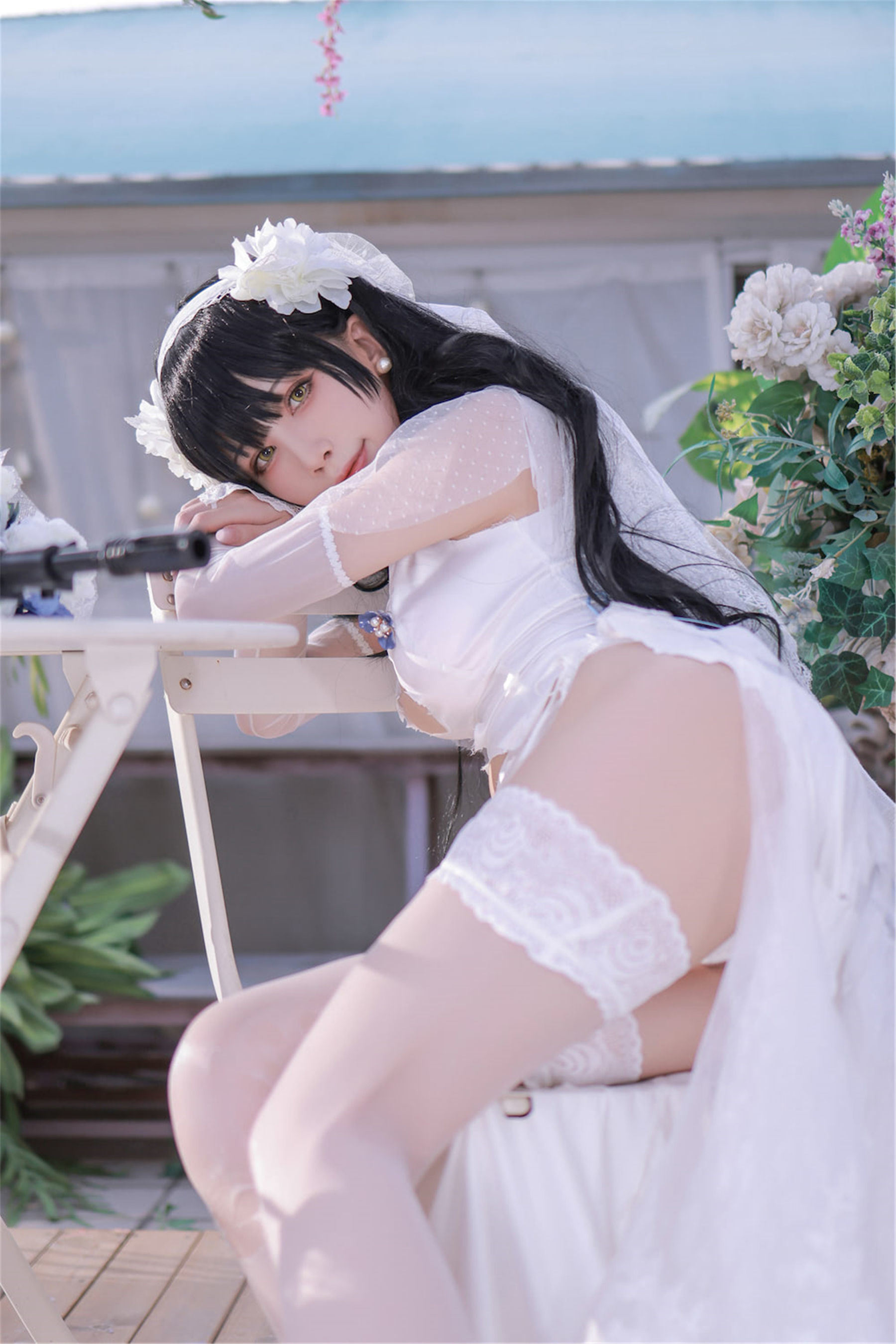 Bộ ảnh cosplay của net hồng] Blogger anime Shui Miao Aqua - Girls' Frontline OTS-14 & Type95