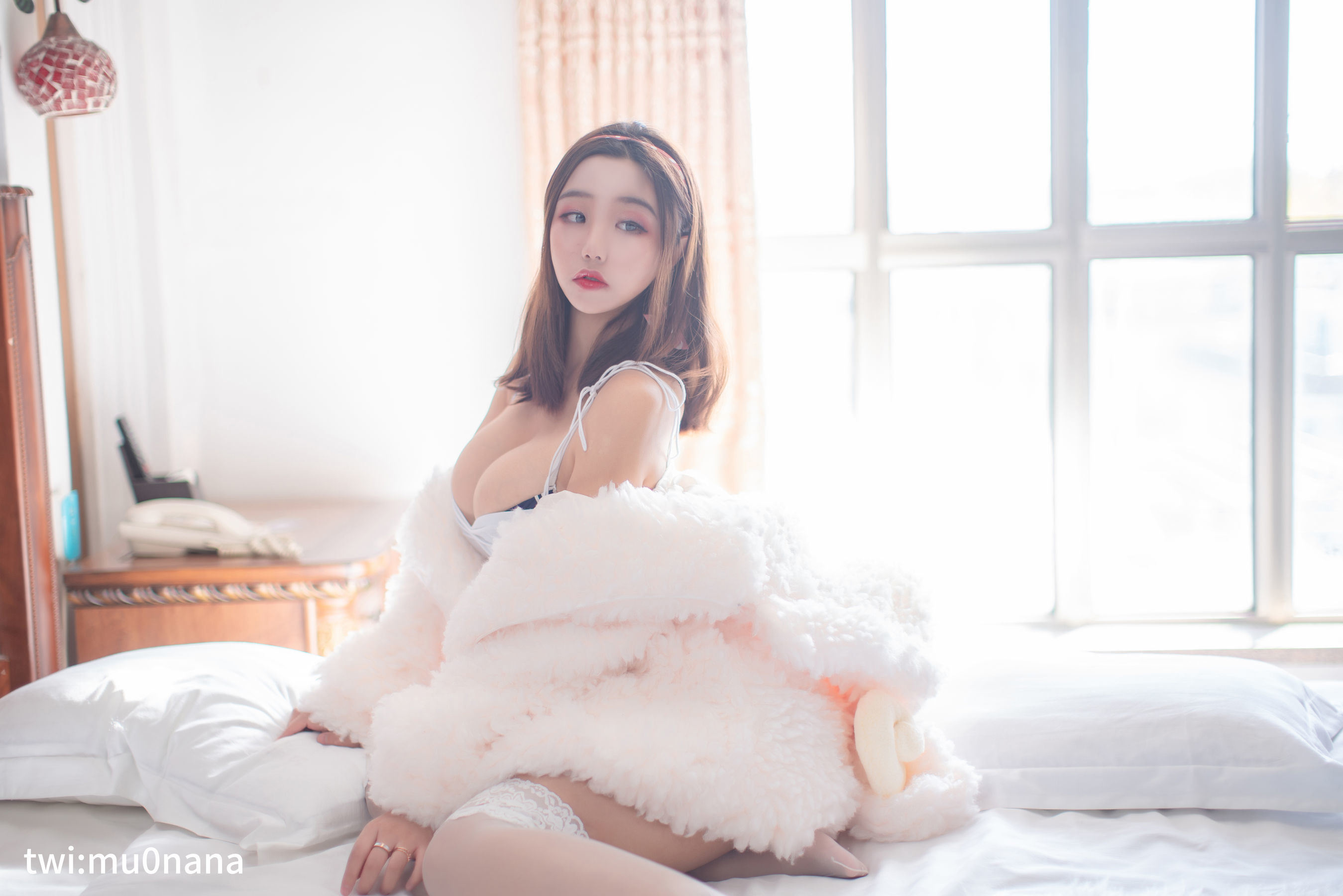 Internet Celebrity COSER Photo] Anime Blogger Mu Ling Mu0 - Hot Spring 1