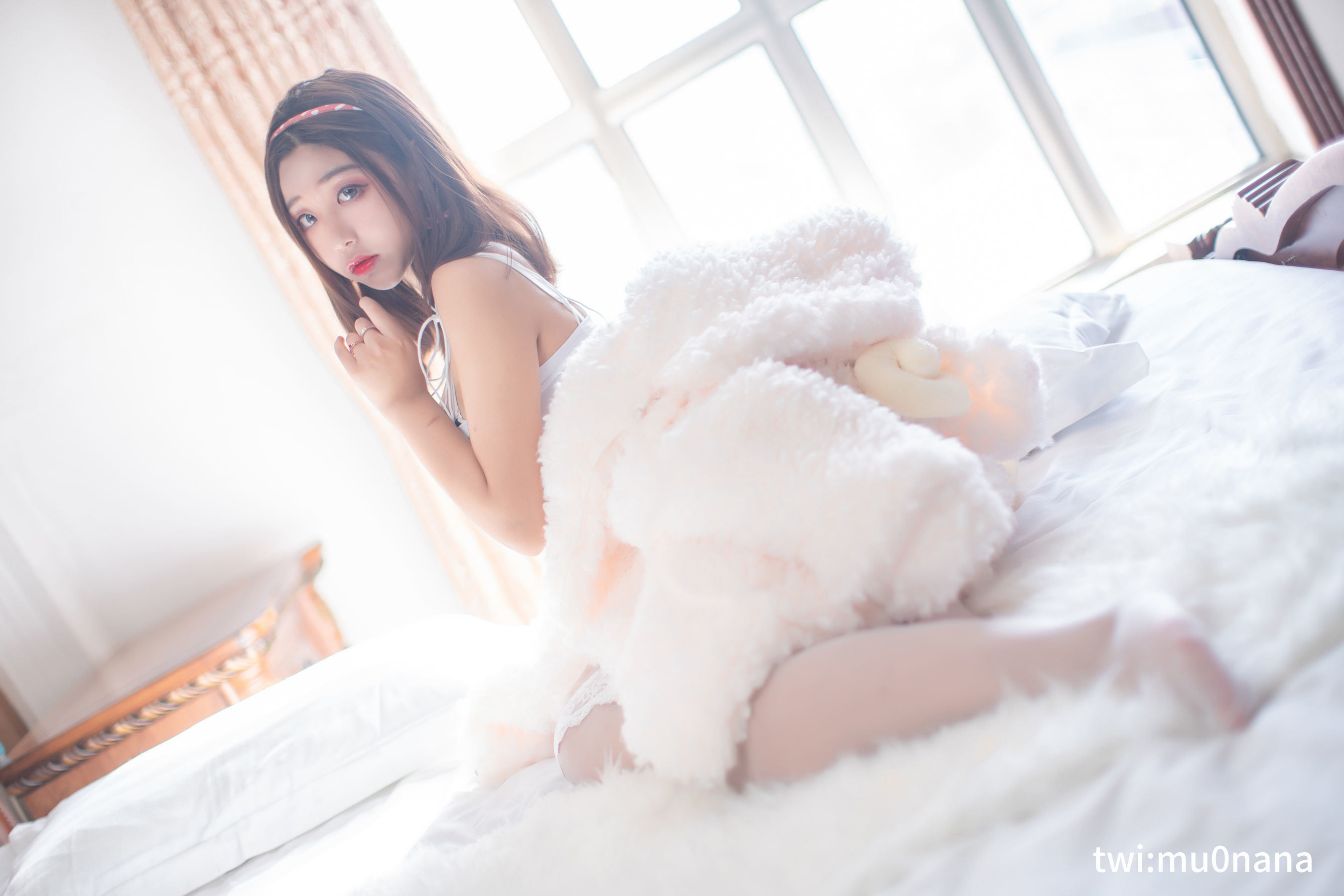 Internet Celebrity COSER Photo] Anime Blogger Mu Ling Mu0 - Hot Spring 1