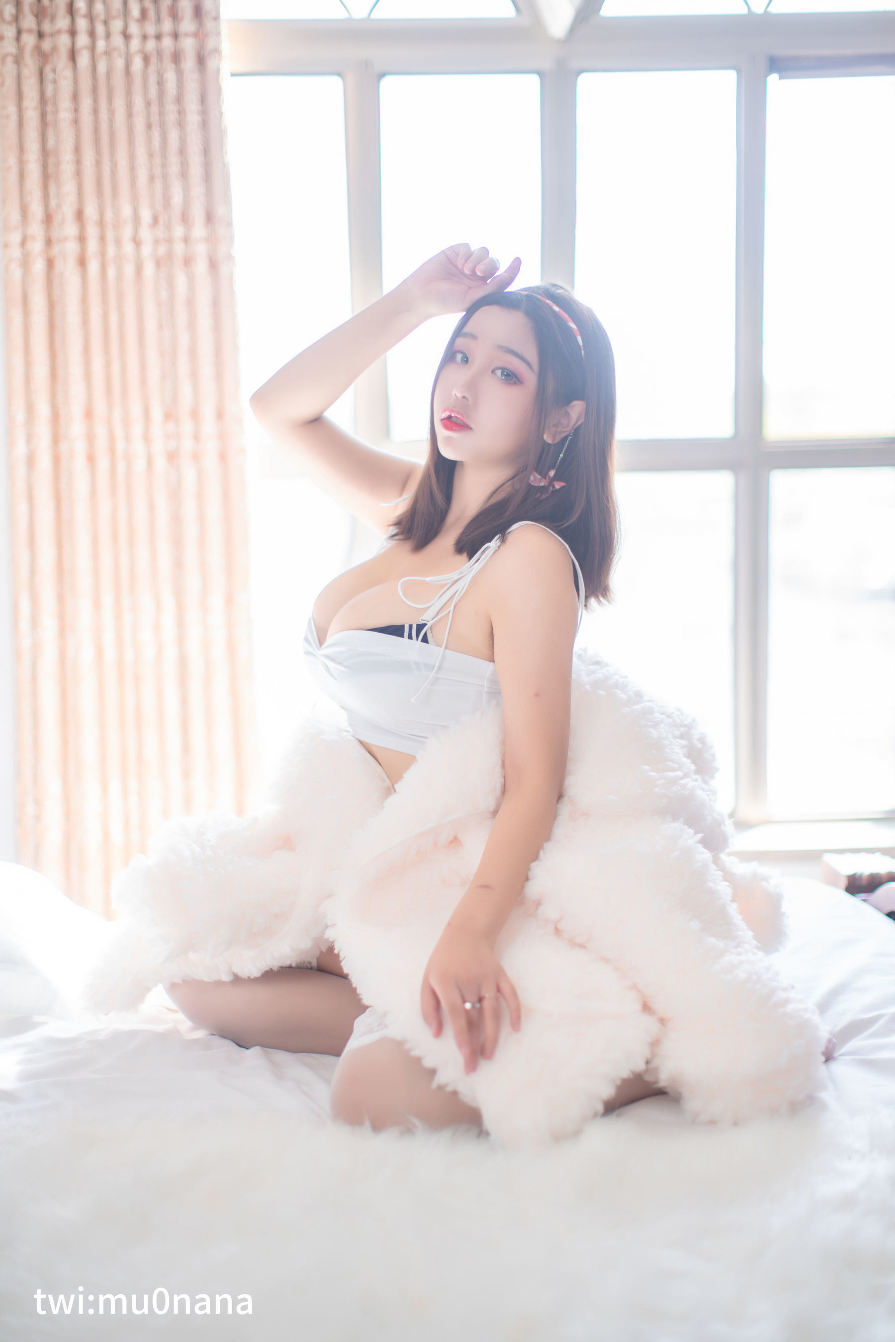 Internet Celebrity COSER Photo] Anime Blogger Mu Ling Mu0 - Hot Spring 1