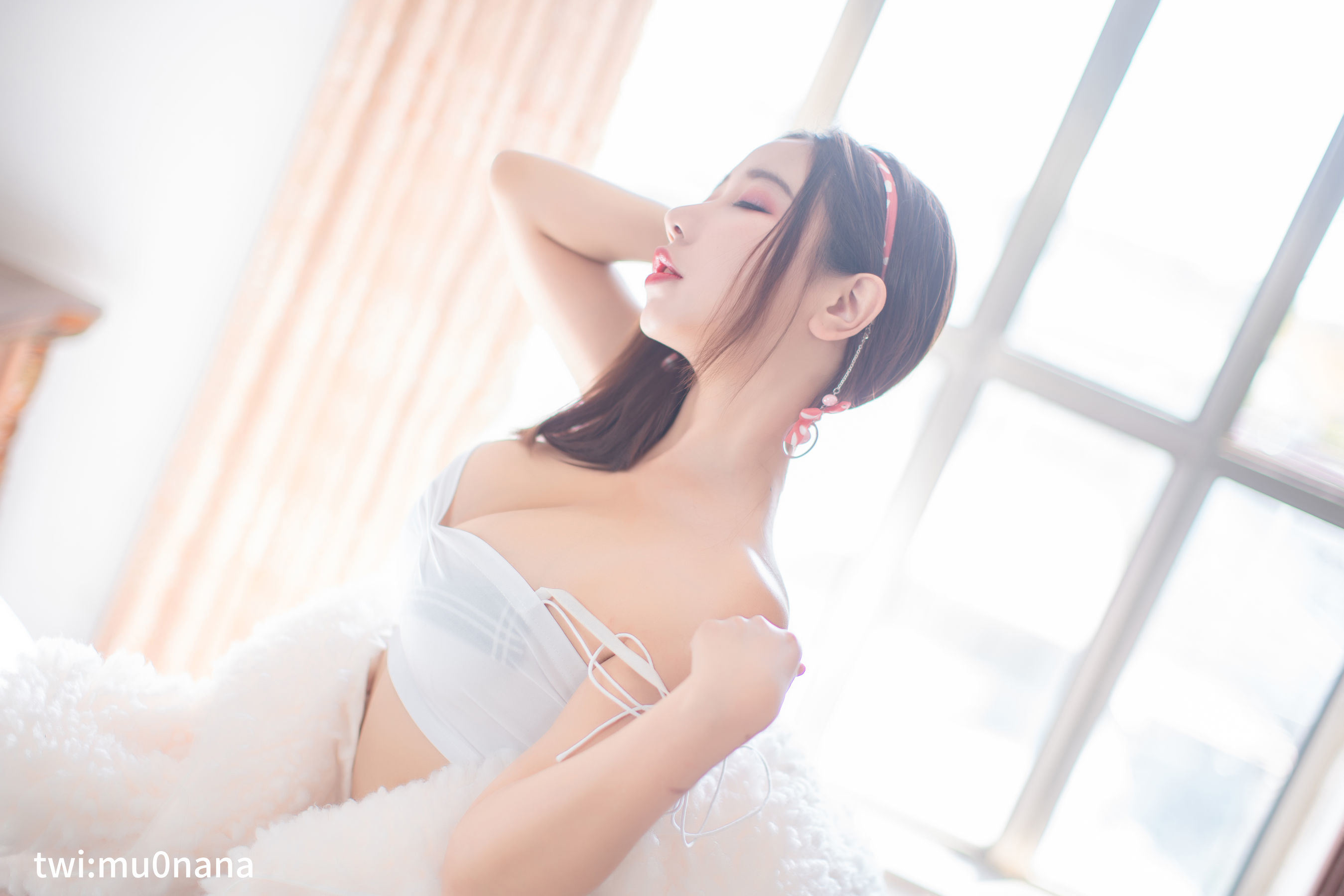 Internet Celebrity COSER Photo] Anime Blogger Mu Ling Mu0 - Hot Spring 1