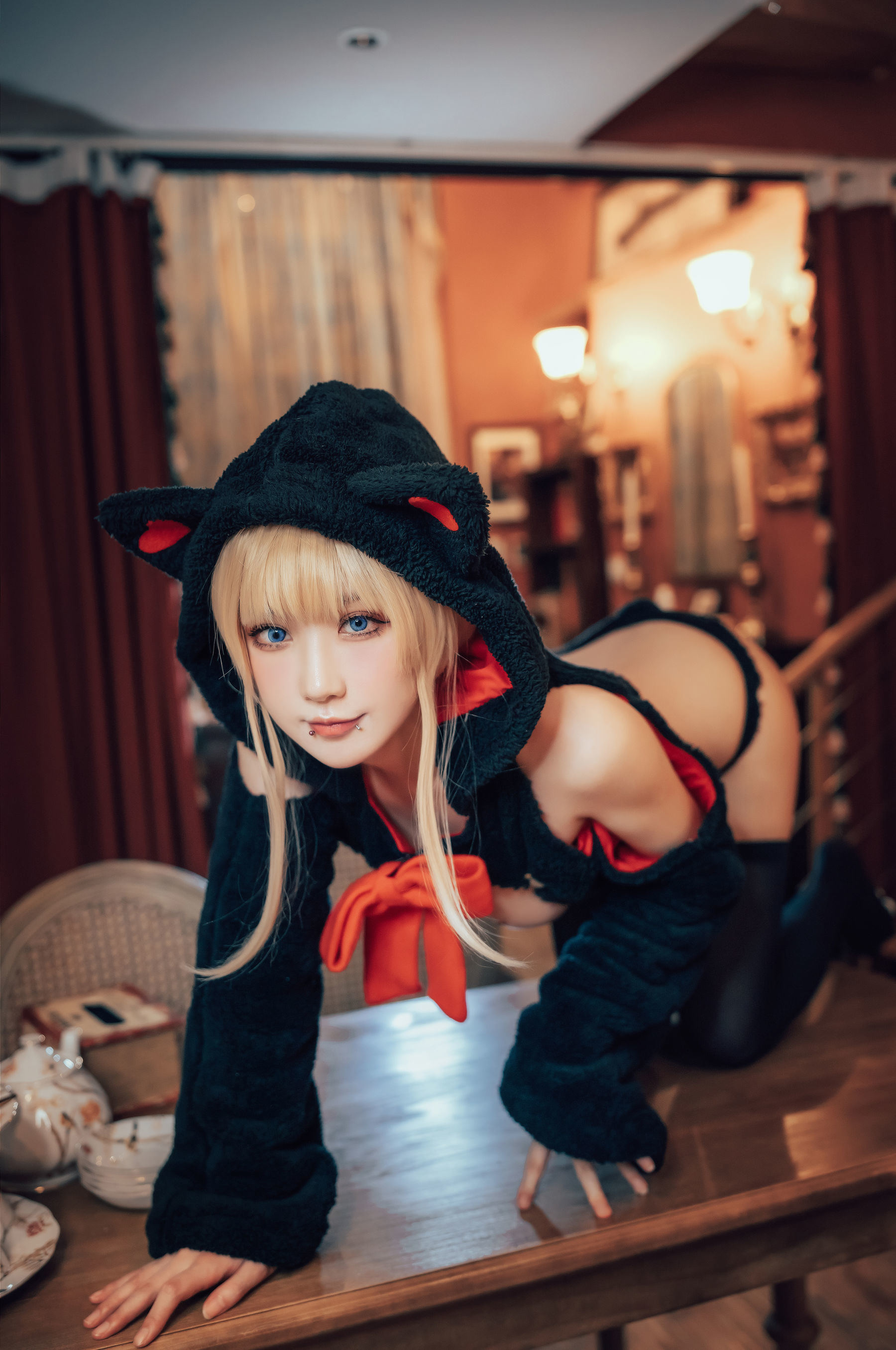 ネット有名人コスプレイヤー写真] アニメブロガーアバオもバニーガール - 小さな猫に何の悪意があるのだろう