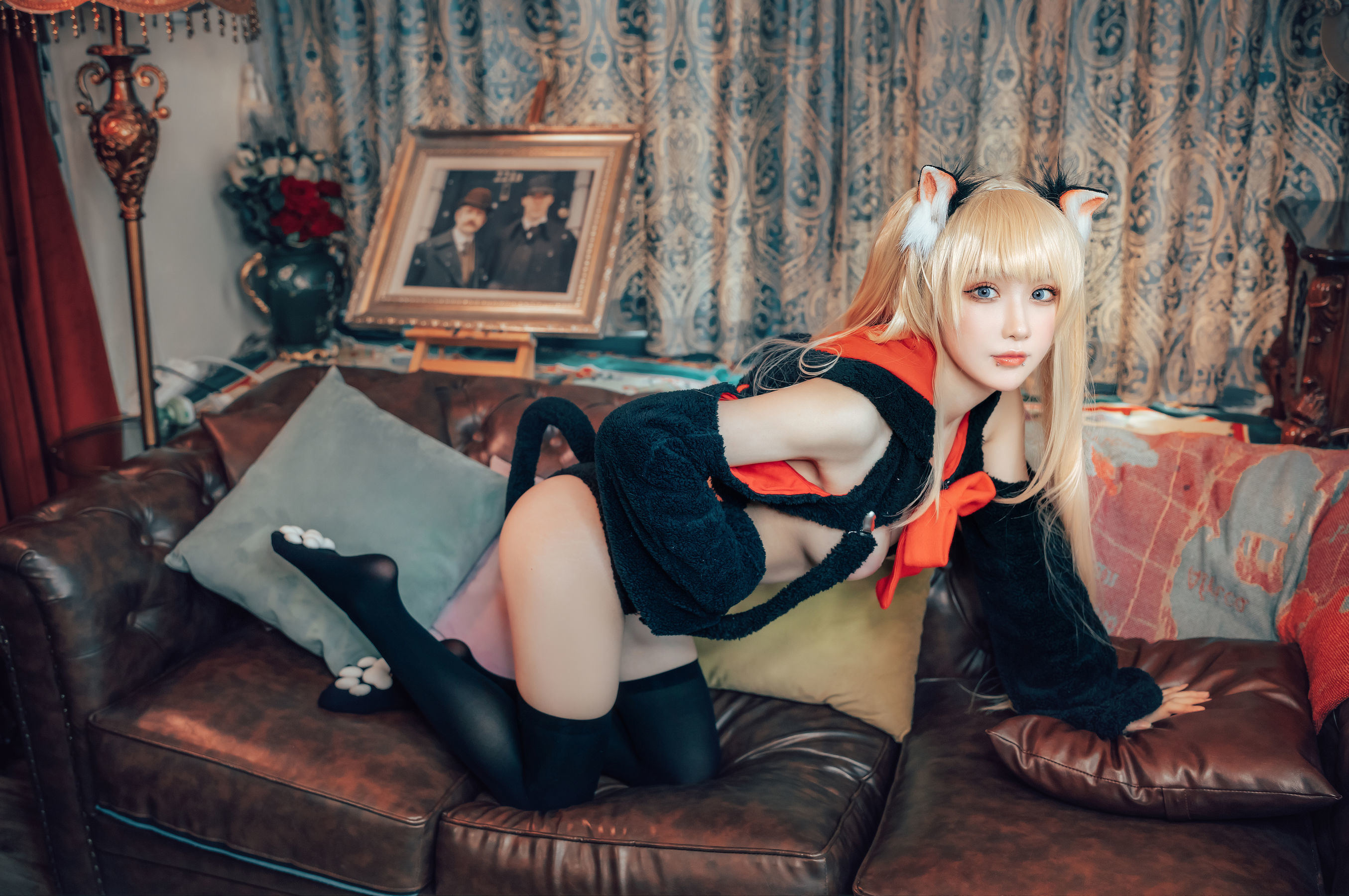 ネット有名人コスプレイヤー写真] アニメブロガーアバオもバニーガール - 小さな猫に何の悪意があるのだろう