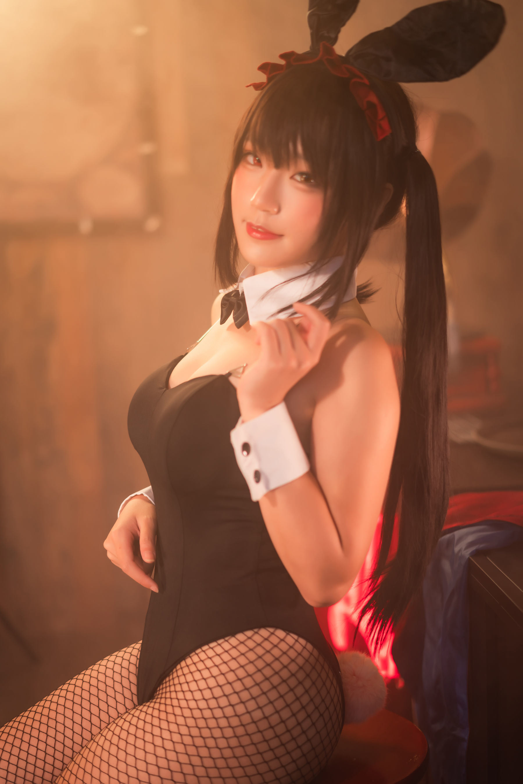 Ảnh cosplay của net red] Blogger anime Mime Mimi - Tokisaki Kurumi