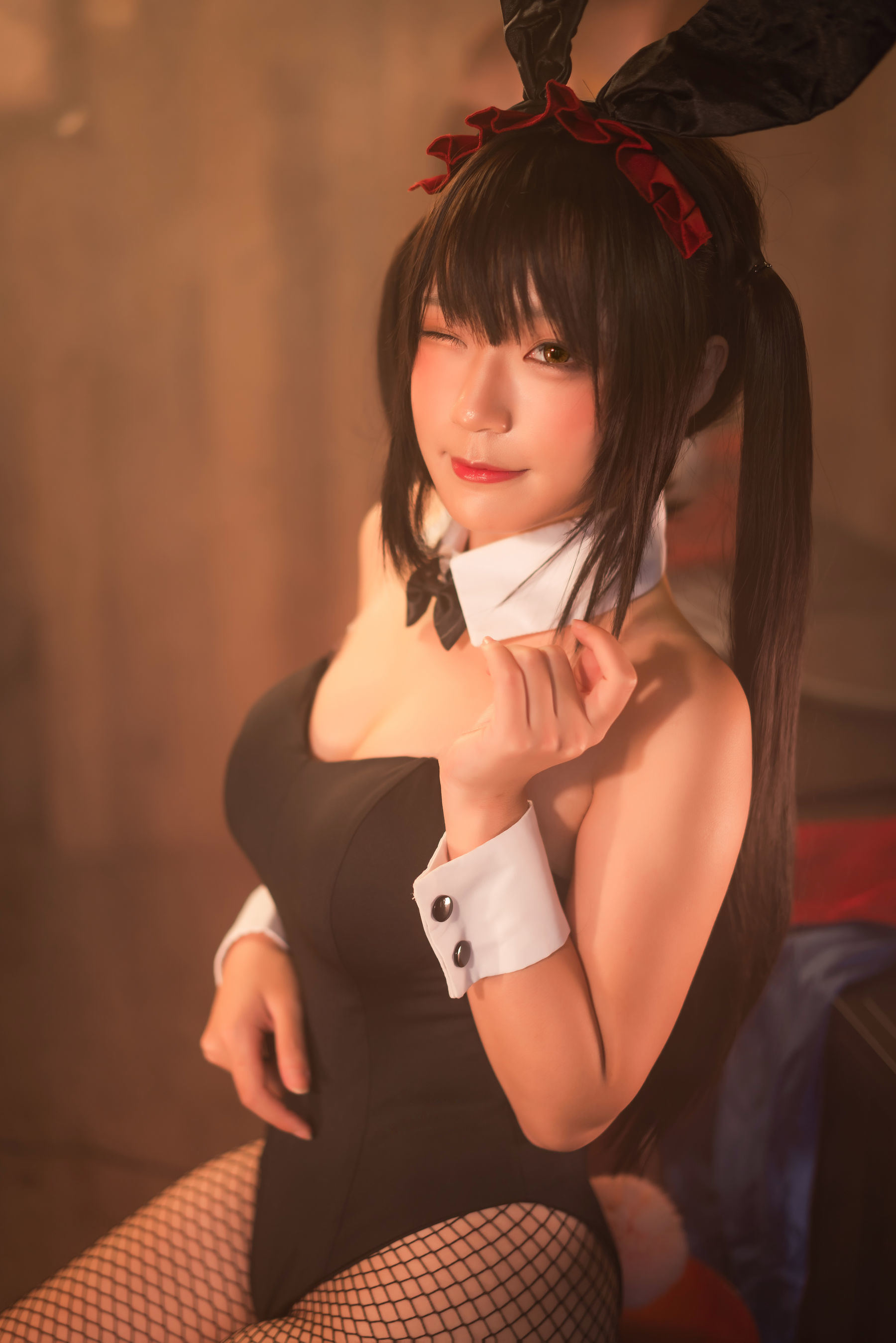 Ảnh cosplay của net red] Blogger anime Mime Mimi - Tokisaki Kurumi