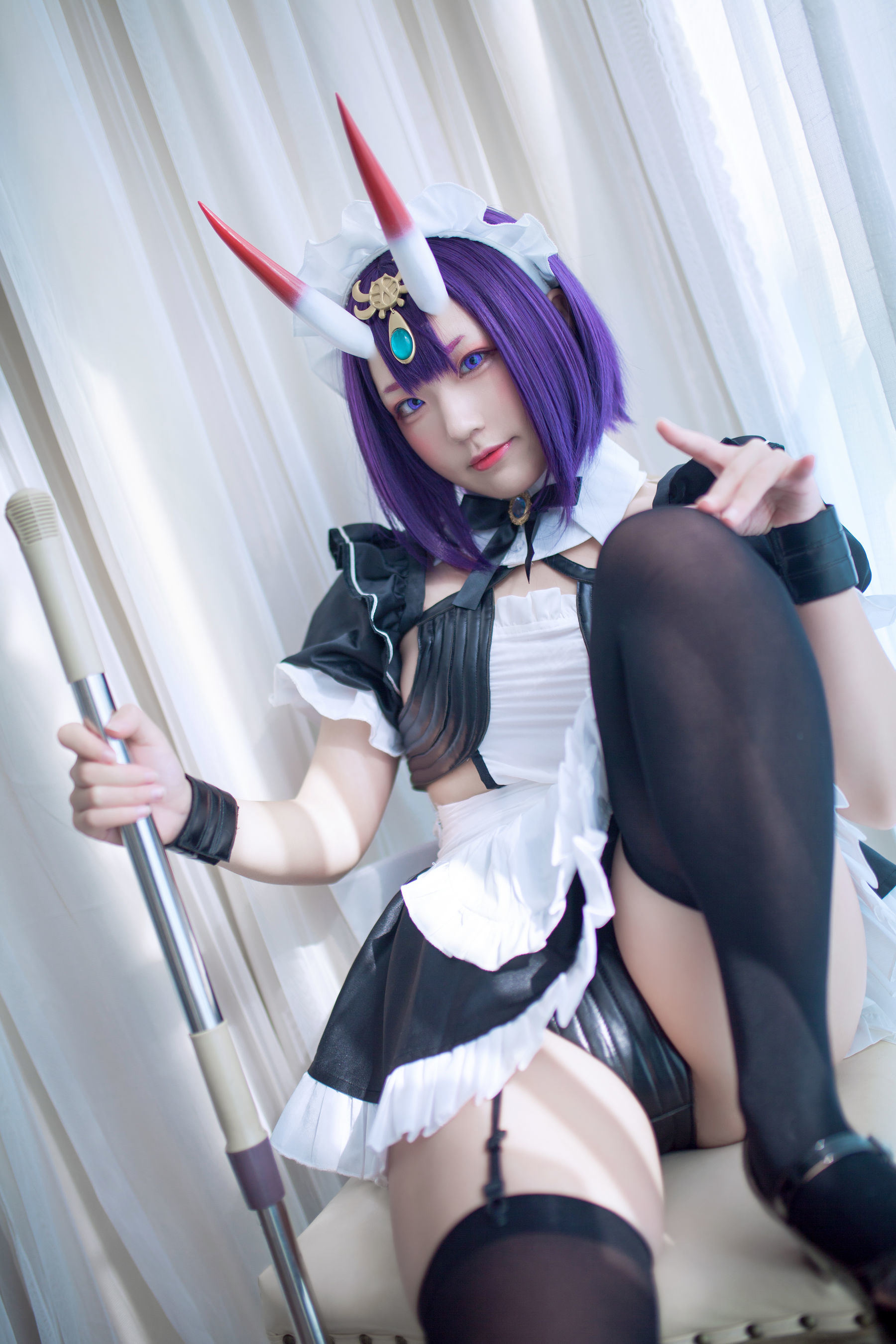 Bộ ảnh Coser của Net hồng] Blogger anime Mime Mimi - Shuten Dōji Nữ hầu