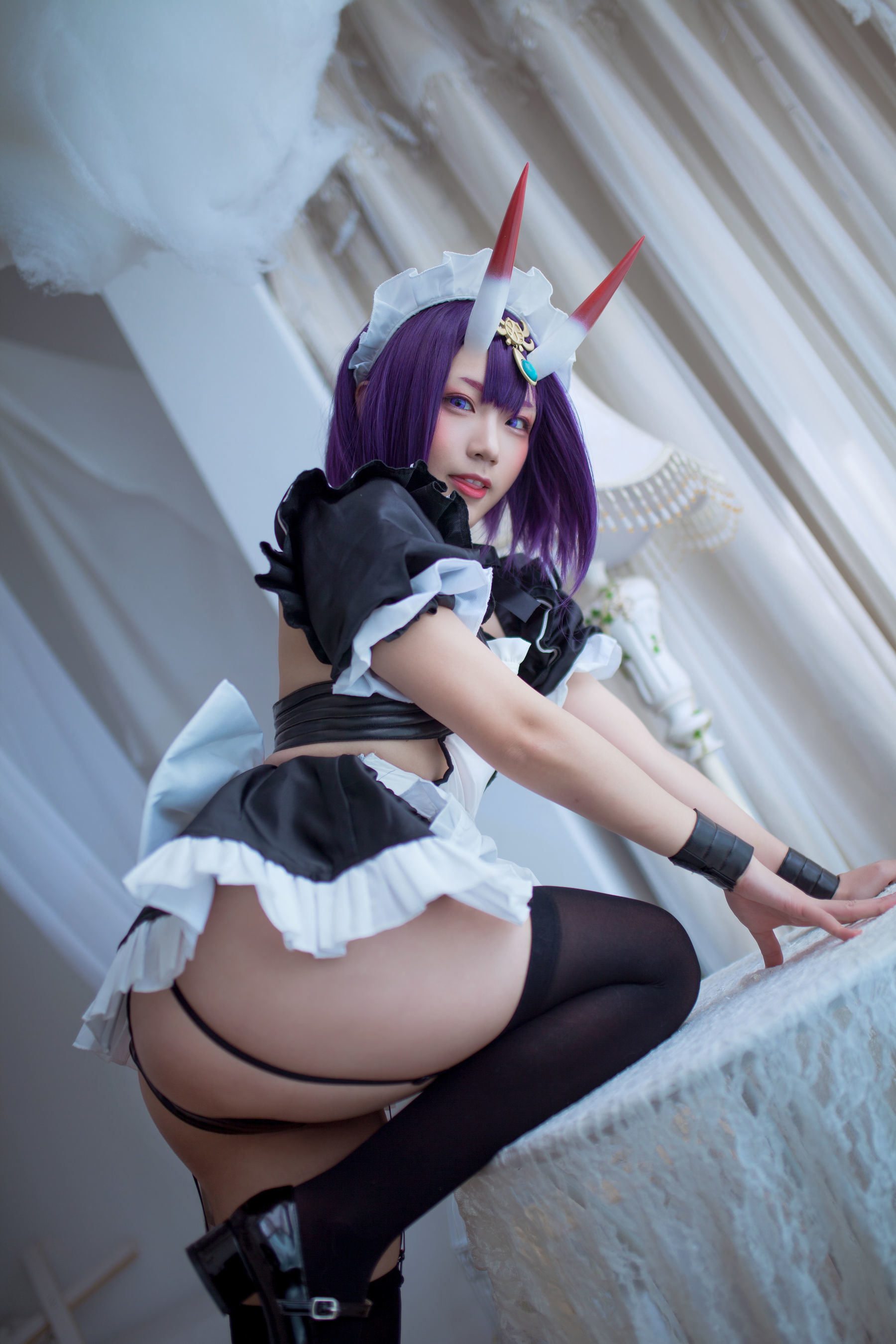 Bộ ảnh Coser của Net hồng] Blogger anime Mime Mimi - Shuten Dōji Nữ hầu