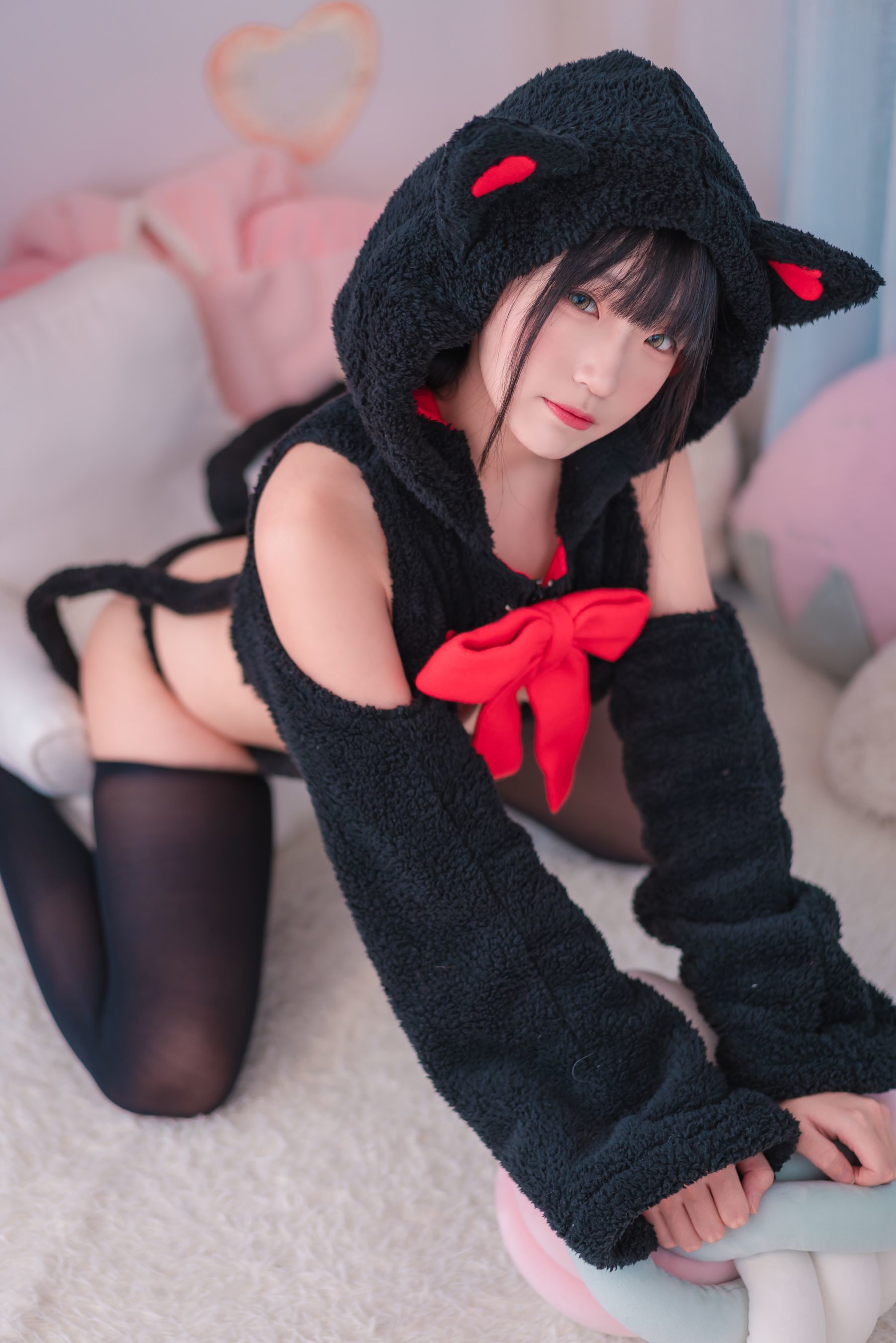 Bộ ảnh Cosplay Netizen] Blogger Anime Mime Mị Mỹ - Mèo Đen ~Meo Meo~