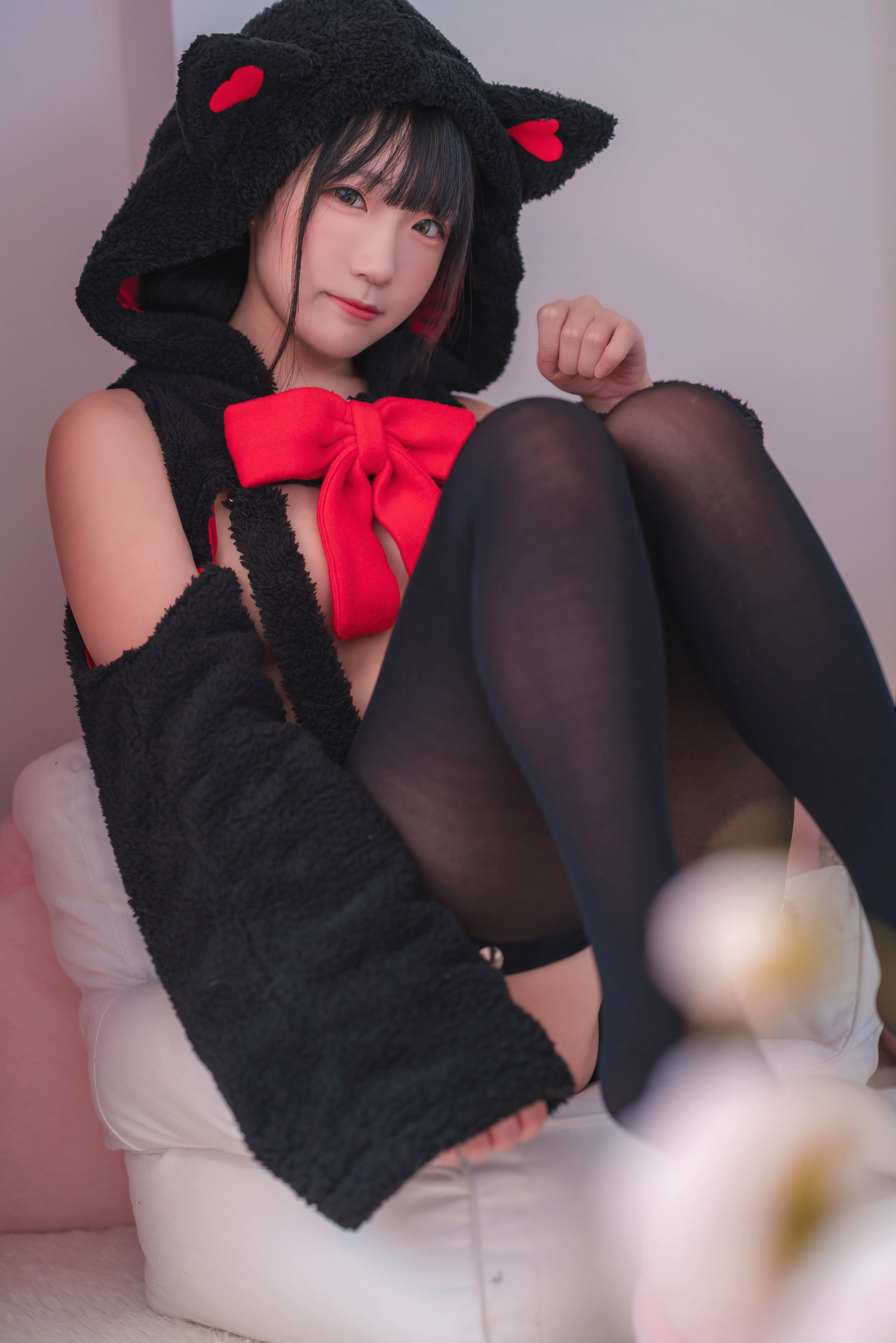 Internet Celebrity COSER Photobook] Anime Blogger Mime Mimi - Black Cat ~Meow Meow~