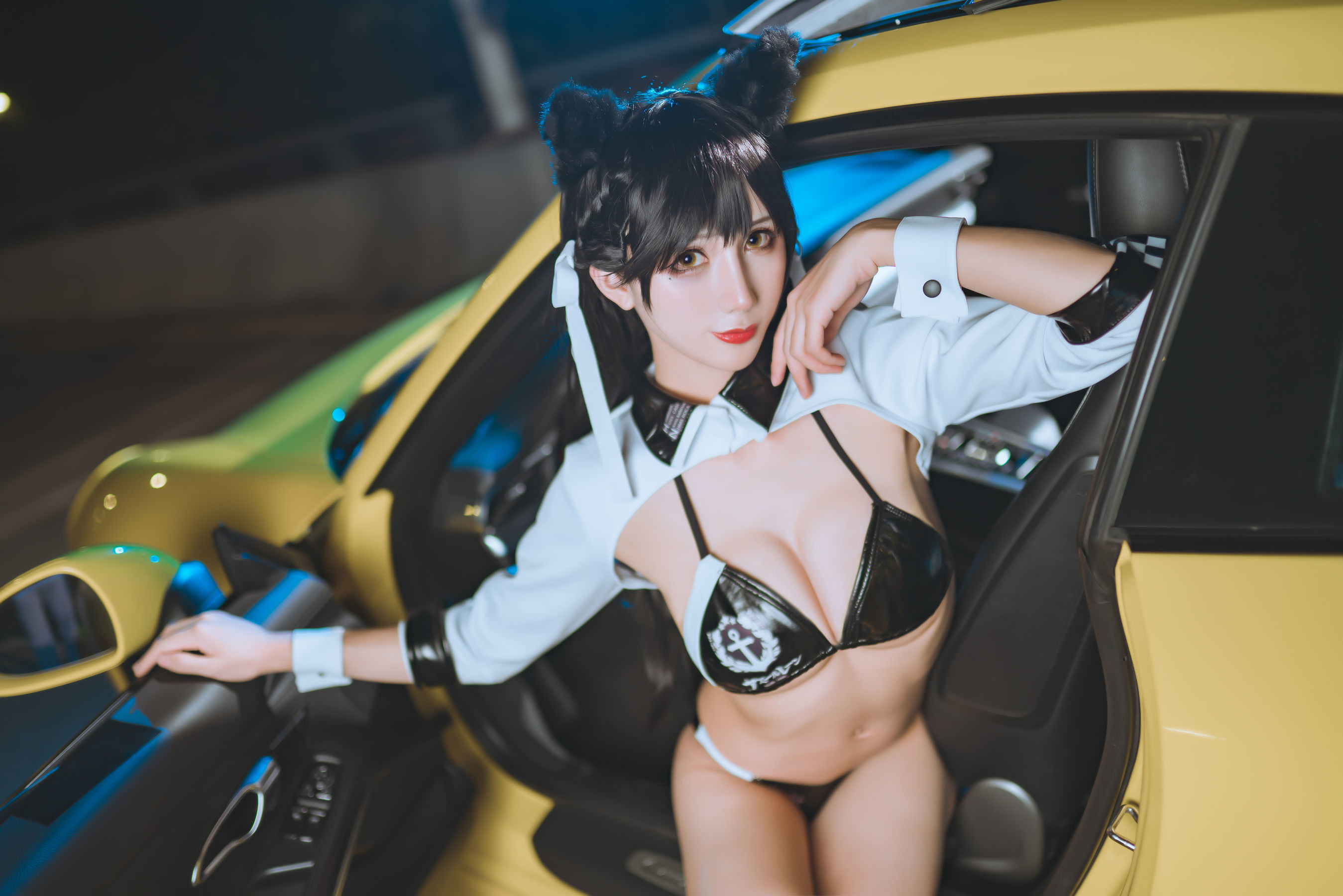 [网红COSER写真] 动漫博主雅祈 - 碧蓝航线赛车爱宕