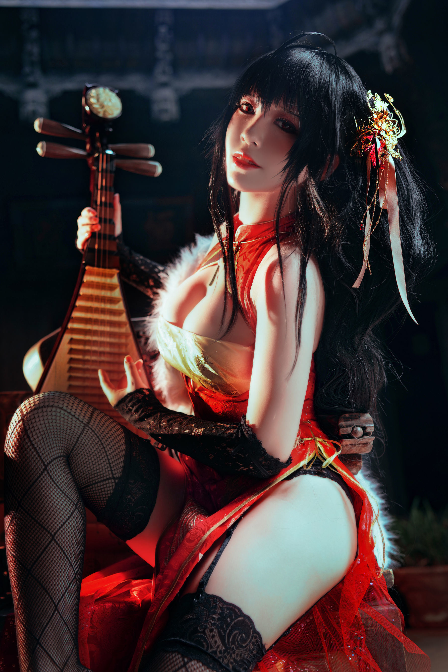Internet Celebrity Cosplayer Photobook] Ban Ban Zi - Dafeng Qipao