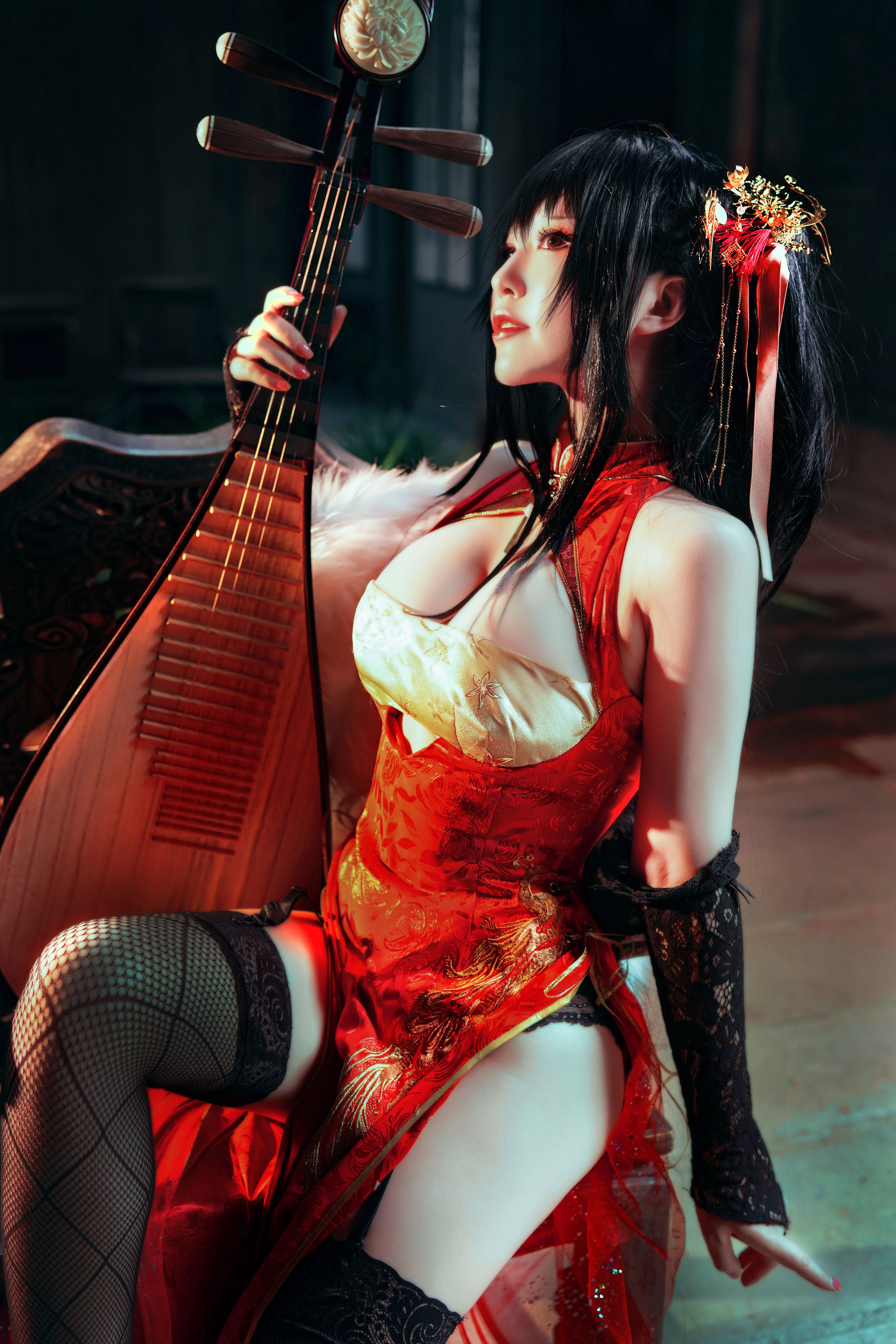 Internet Celebrity Cosplayer Photobook] Ban Ban Zi - Dafeng Qipao