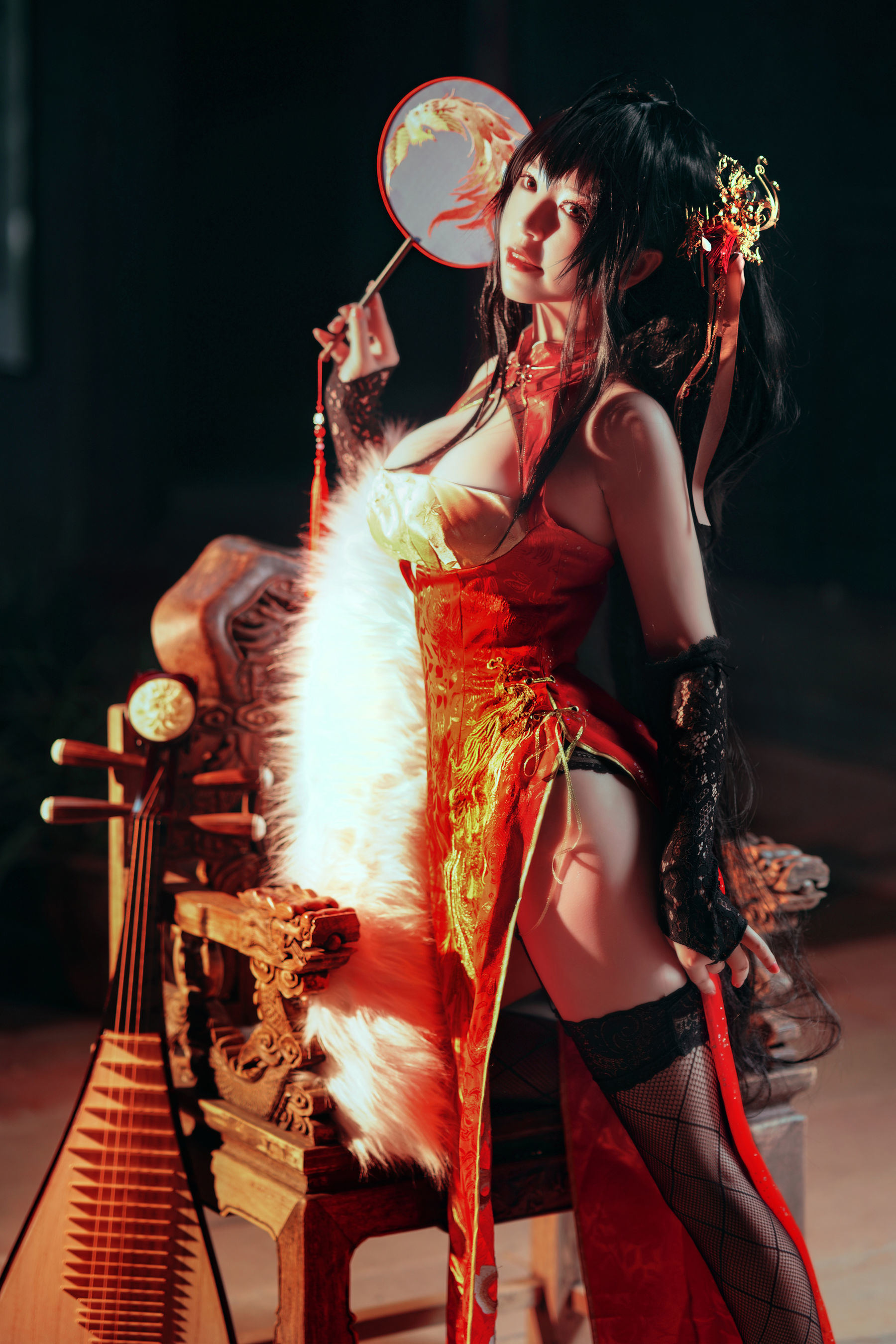 Internet Celebrity Cosplayer Photobook] Ban Ban Zi - Dafeng Qipao