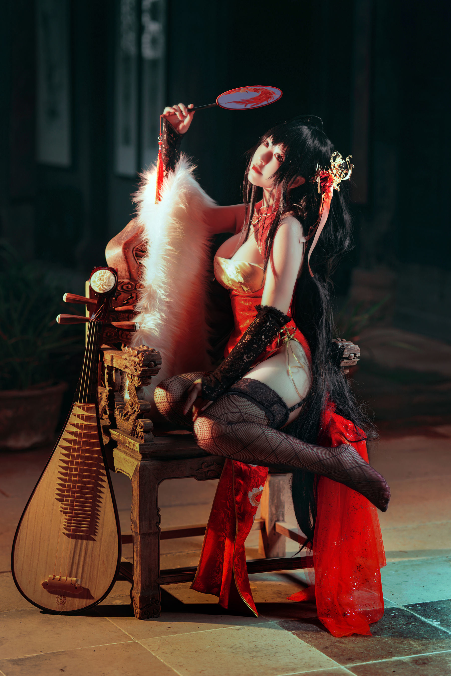 Internet Celebrity Cosplayer Photobook] Ban Ban Zi - Dafeng Qipao