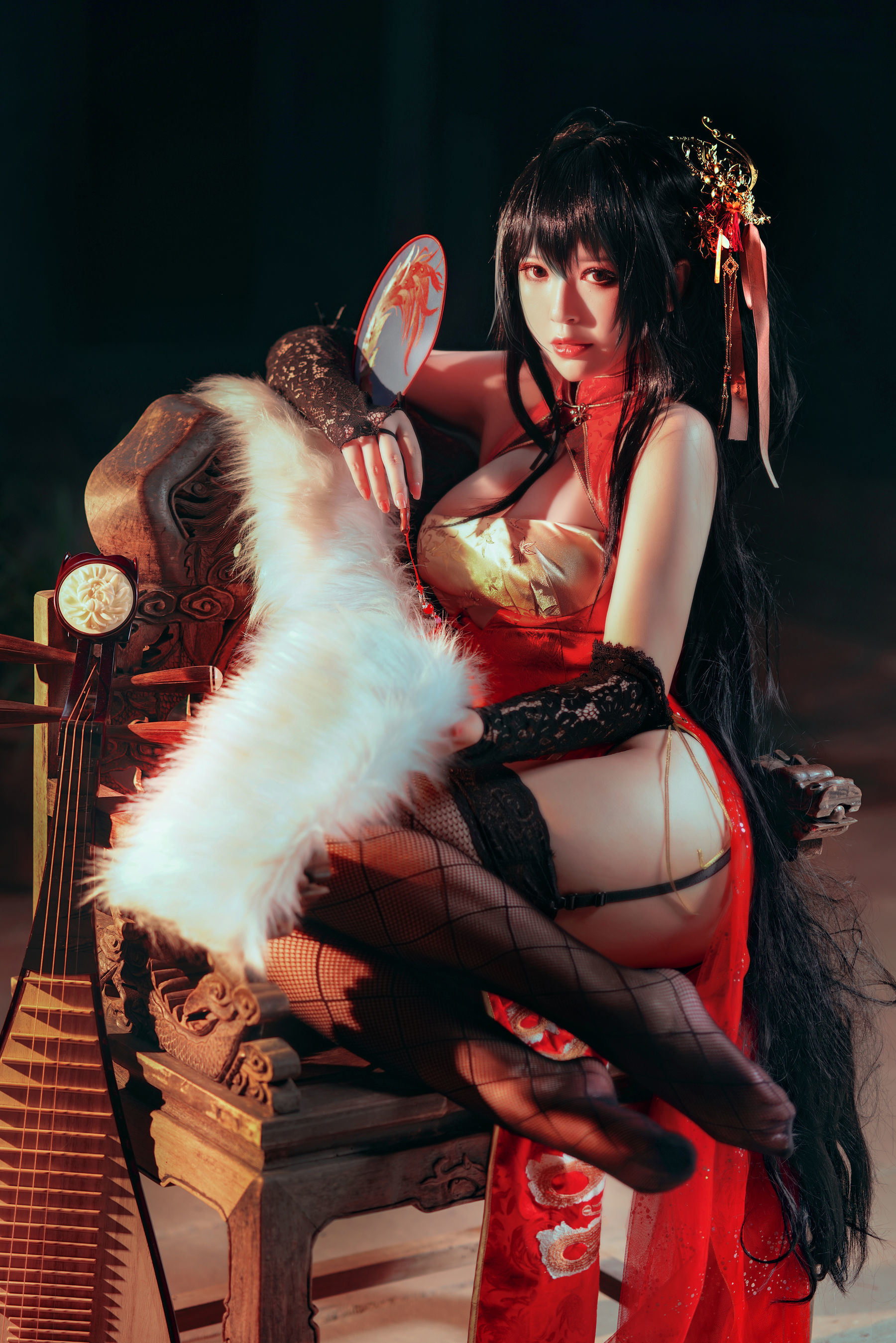 Bộ ảnh Coser Nổi tiếng] Bán Bán Zi - Đại Phong Kỳ Bào