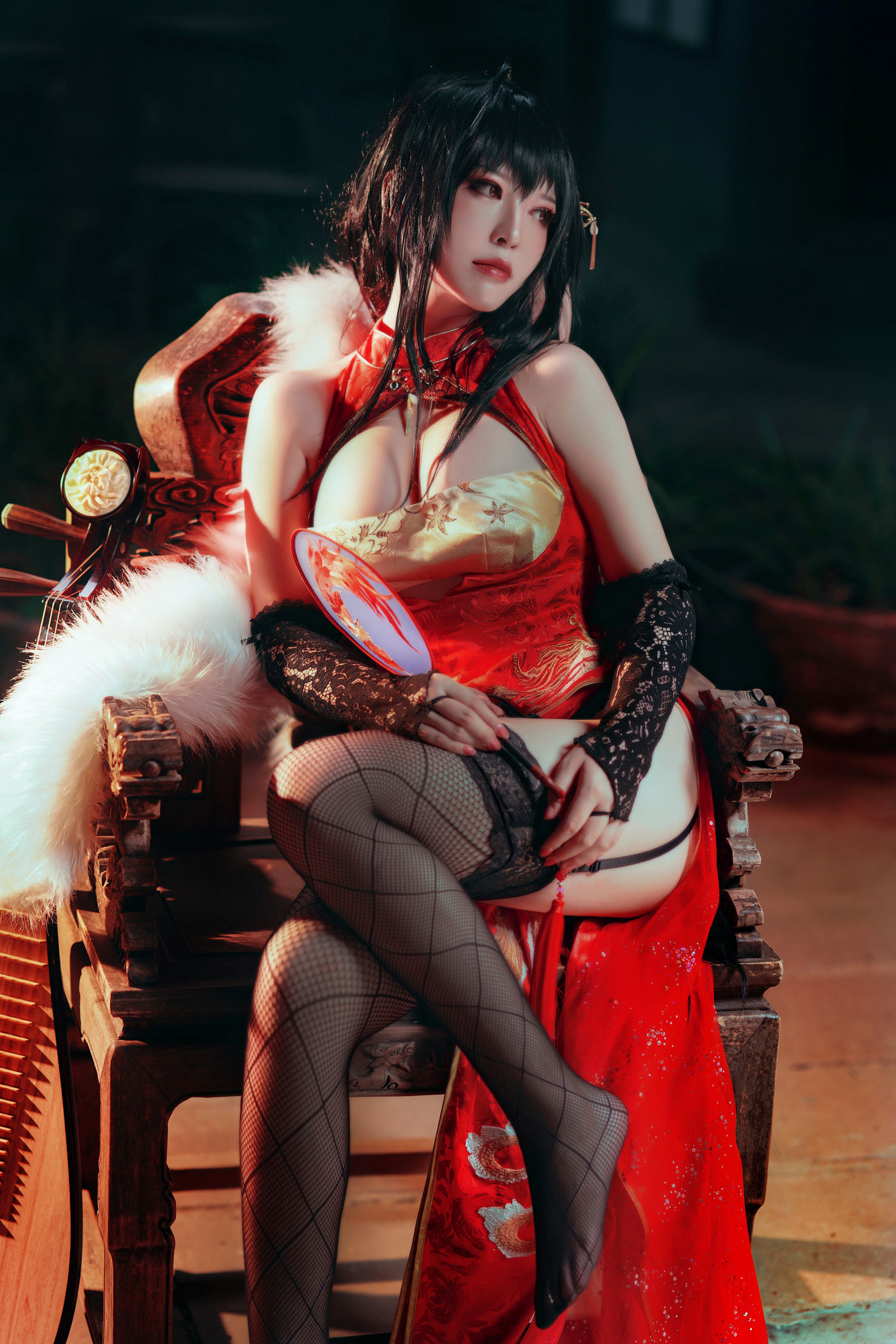 Bộ ảnh Coser Nổi tiếng] Bán Bán Zi - Đại Phong Kỳ Bào