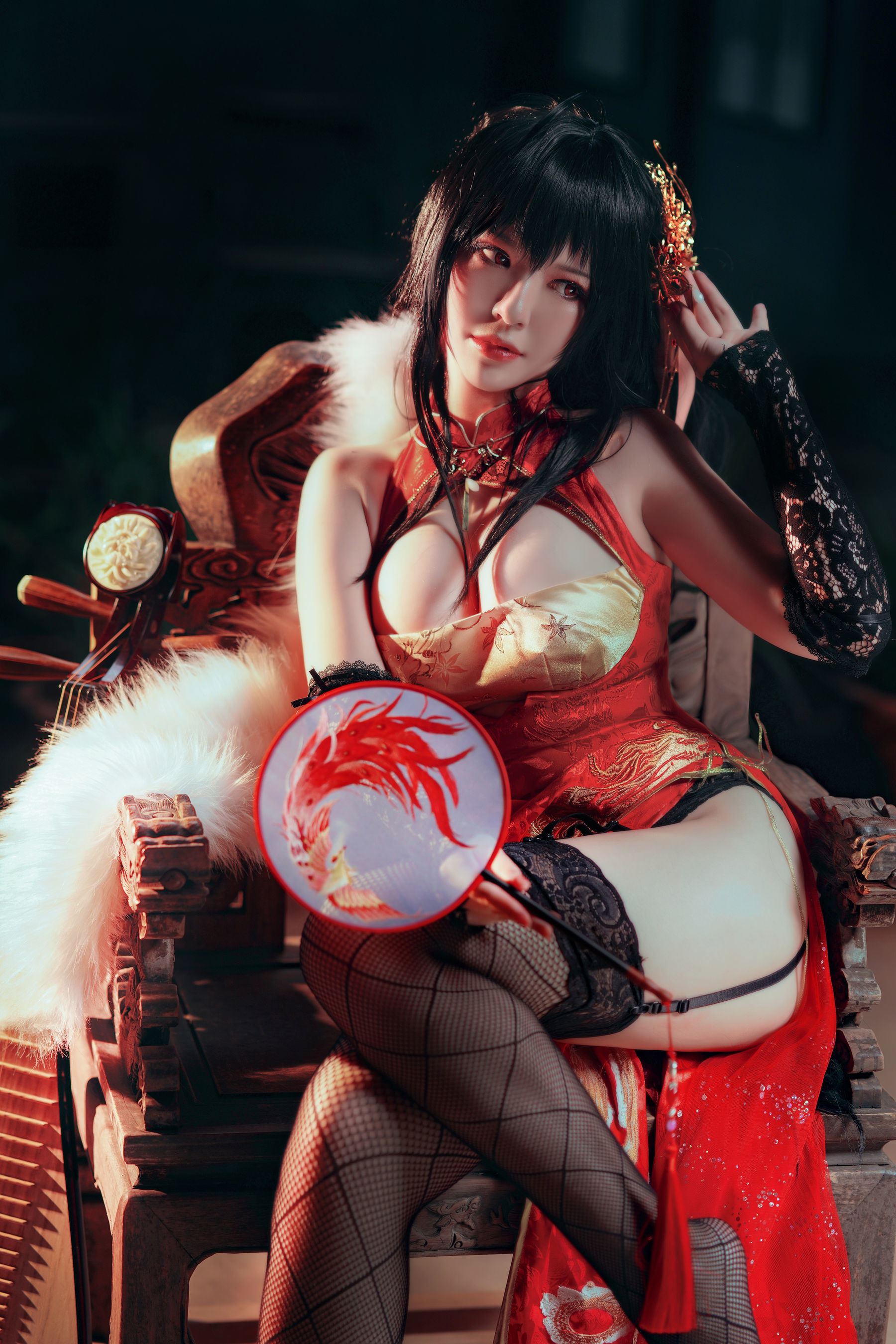 Bộ ảnh Coser Nổi tiếng] Bán Bán Zi - Đại Phong Kỳ Bào