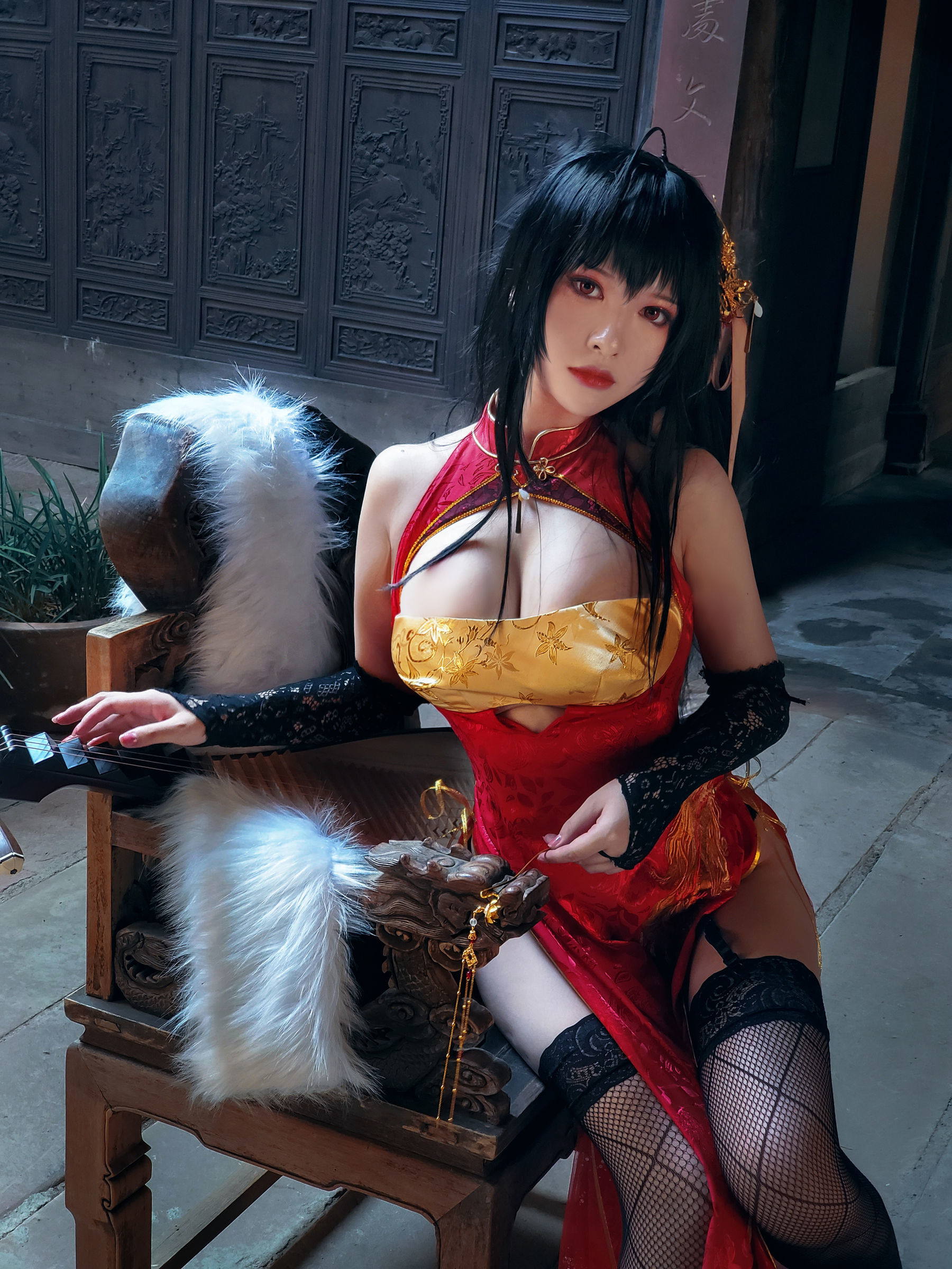 Bộ ảnh Coser Nổi tiếng] Bán Bán Zi - Đại Phong Kỳ Bào