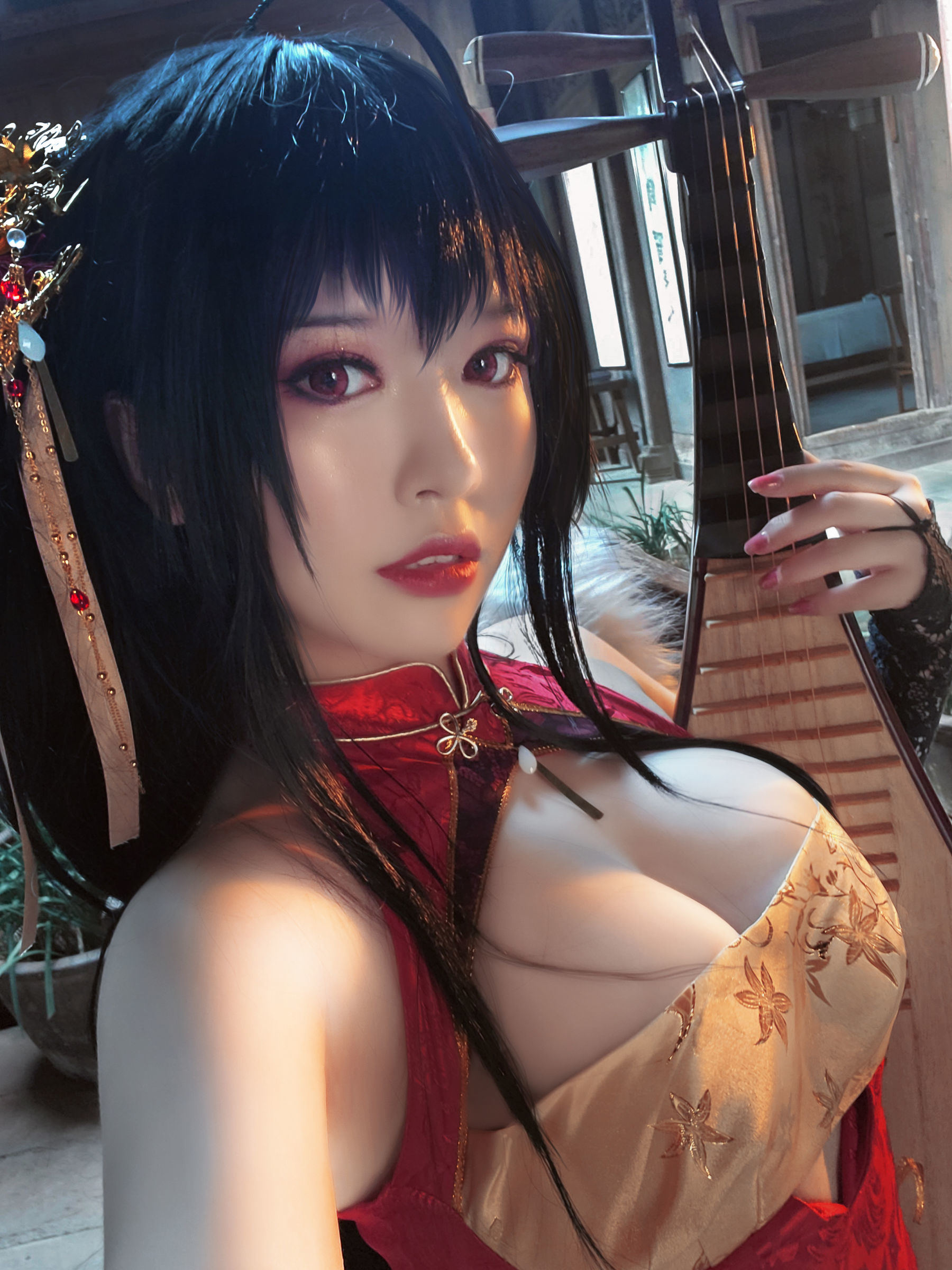Bộ ảnh Coser Nổi tiếng] Bán Bán Zi - Đại Phong Kỳ Bào