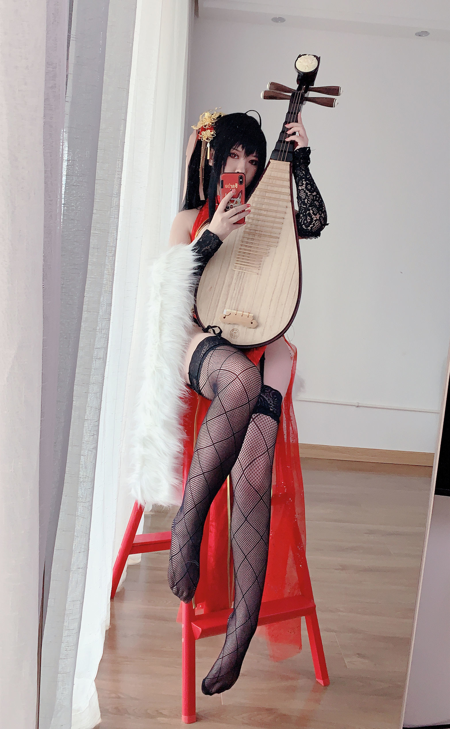 Bộ ảnh Coser Nổi tiếng] Bán Bán Zi - Đại Phong Kỳ Bào