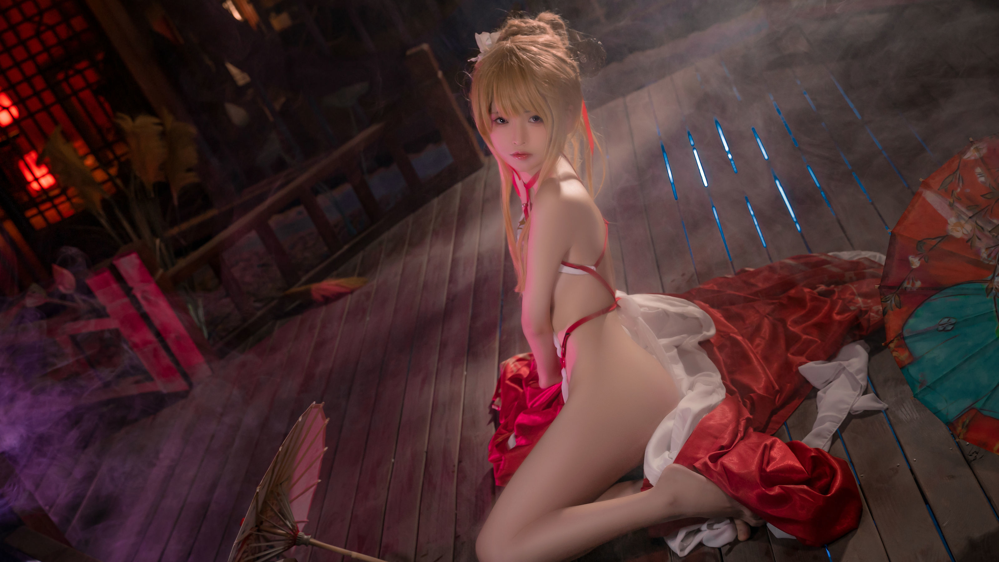 Internet Celebrity Coser Photobook] Coco Teacher - Azur Lane Glorious Cool Night Spring Snow