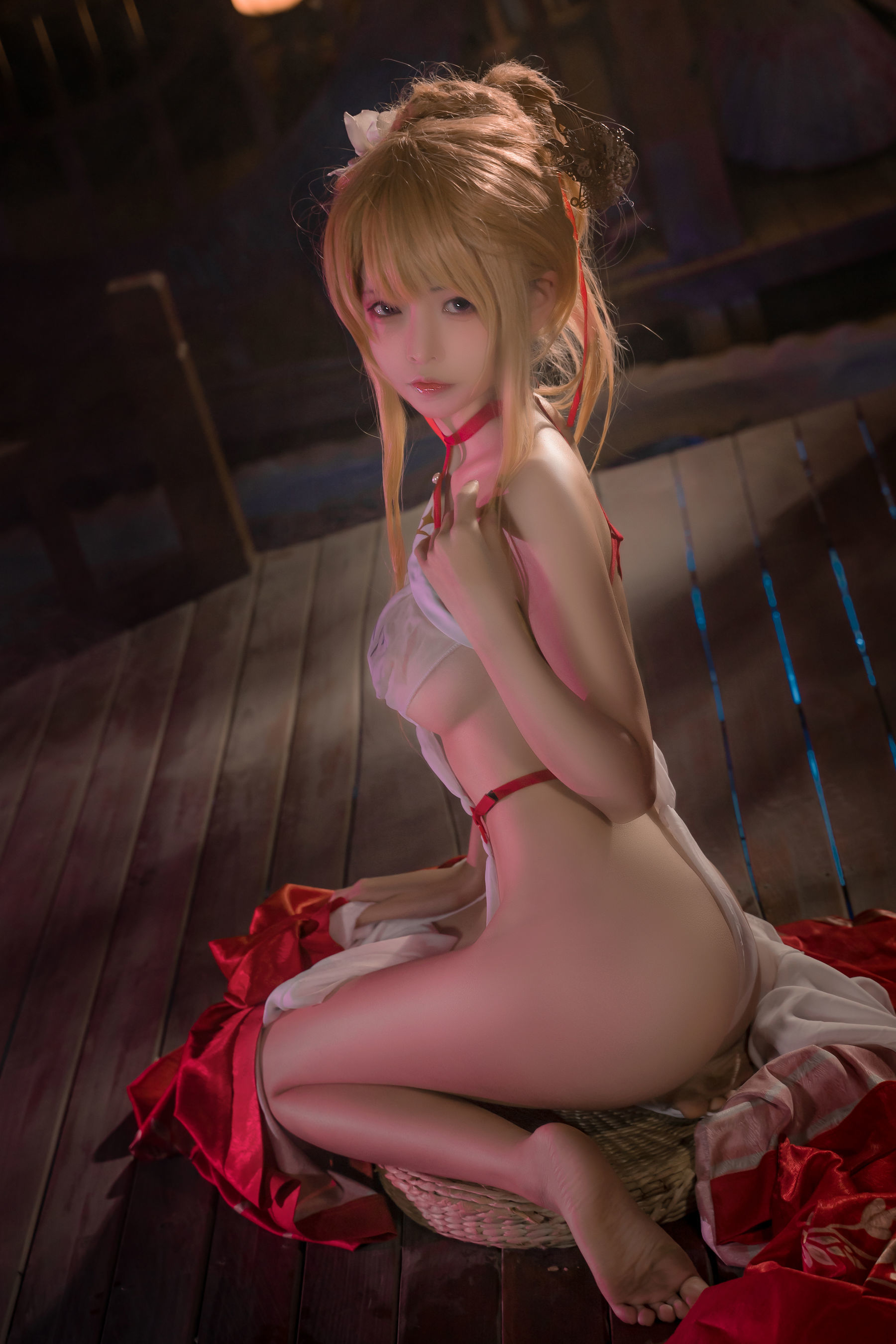 Internet Celebrity Coser Photobook] Coco Teacher - Azur Lane Glorious Cool Night Spring Snow