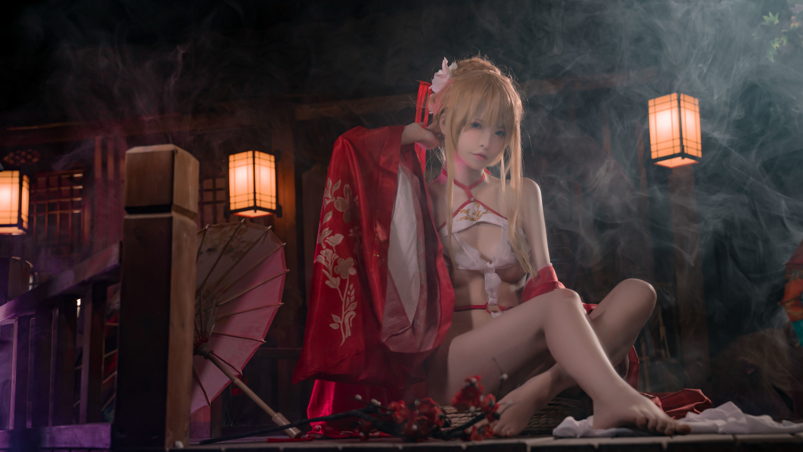 Internet Celebrity Coser Photobook] Coco Teacher - Azur Lane Glorious Cool Night Spring Snow