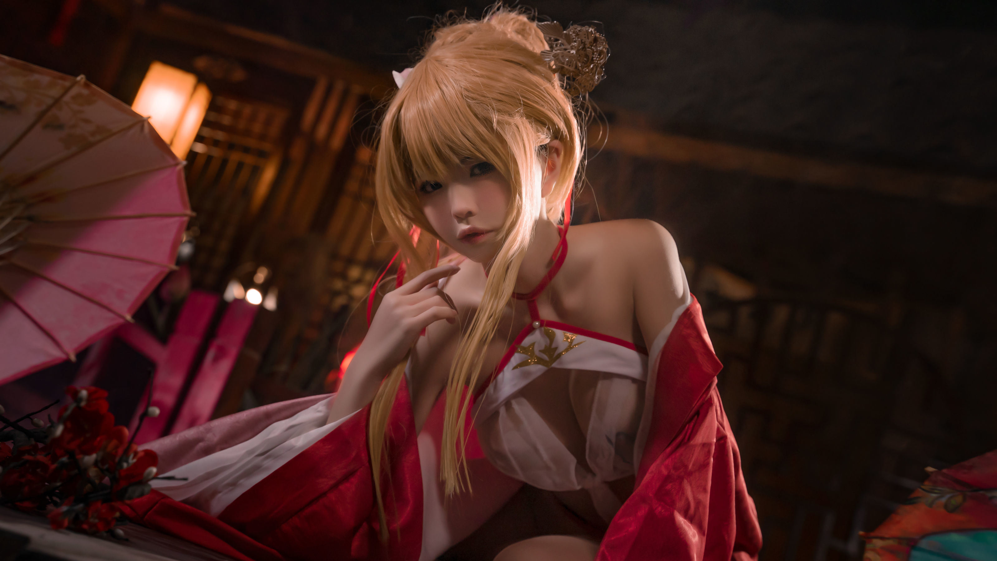 Internet Celebrity Coser Photobook] Coco Teacher - Azur Lane Glorious Cool Night Spring Snow