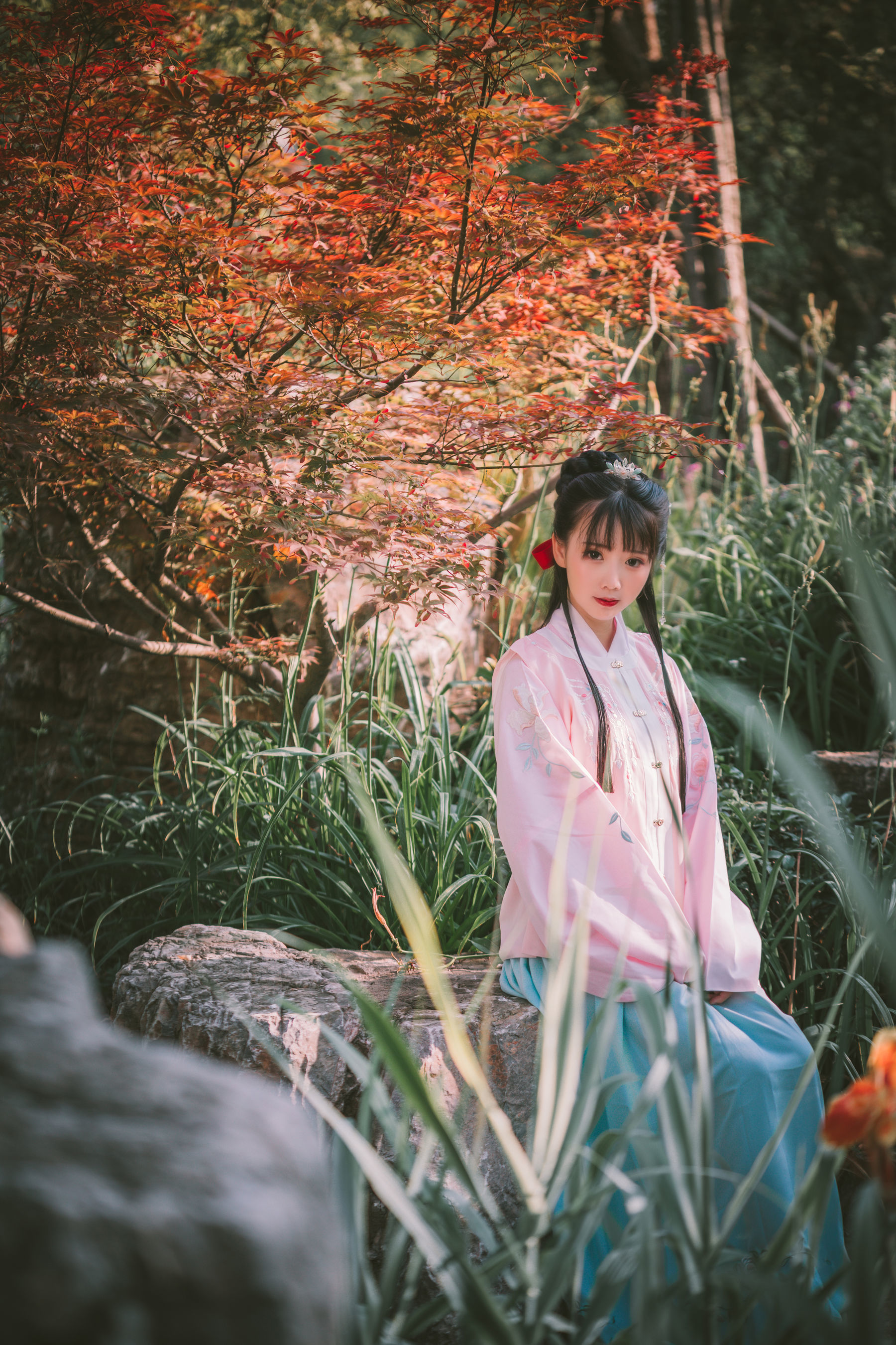 網紅COSER寫真] 可愛人氣Coser面餅仙兒 - 明治漢服