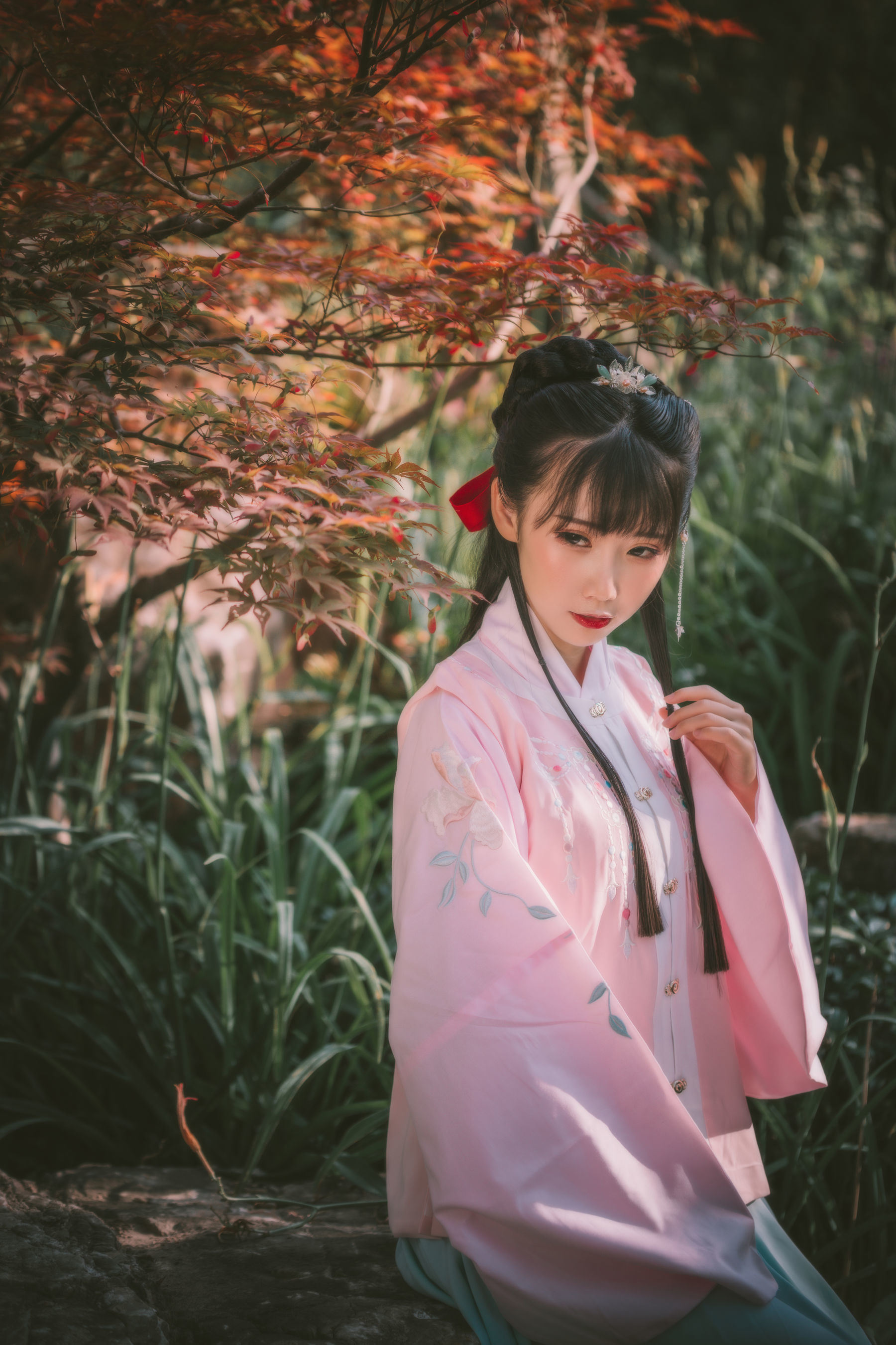 網紅COSER寫真] 可愛人氣Coser面餅仙兒 - 明治漢服