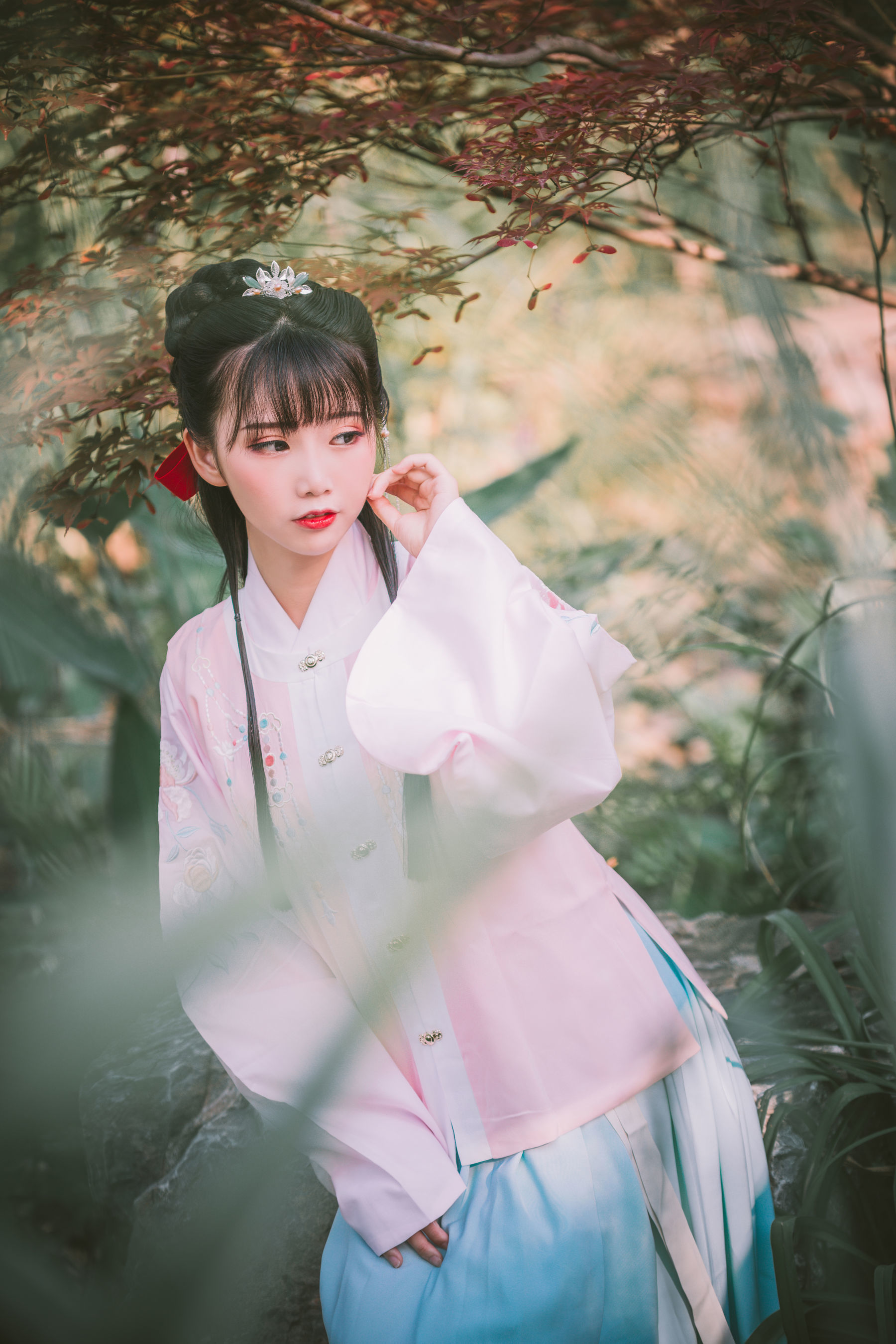 網紅COSER寫真] 可愛人氣Coser面餅仙兒 - 明治漢服