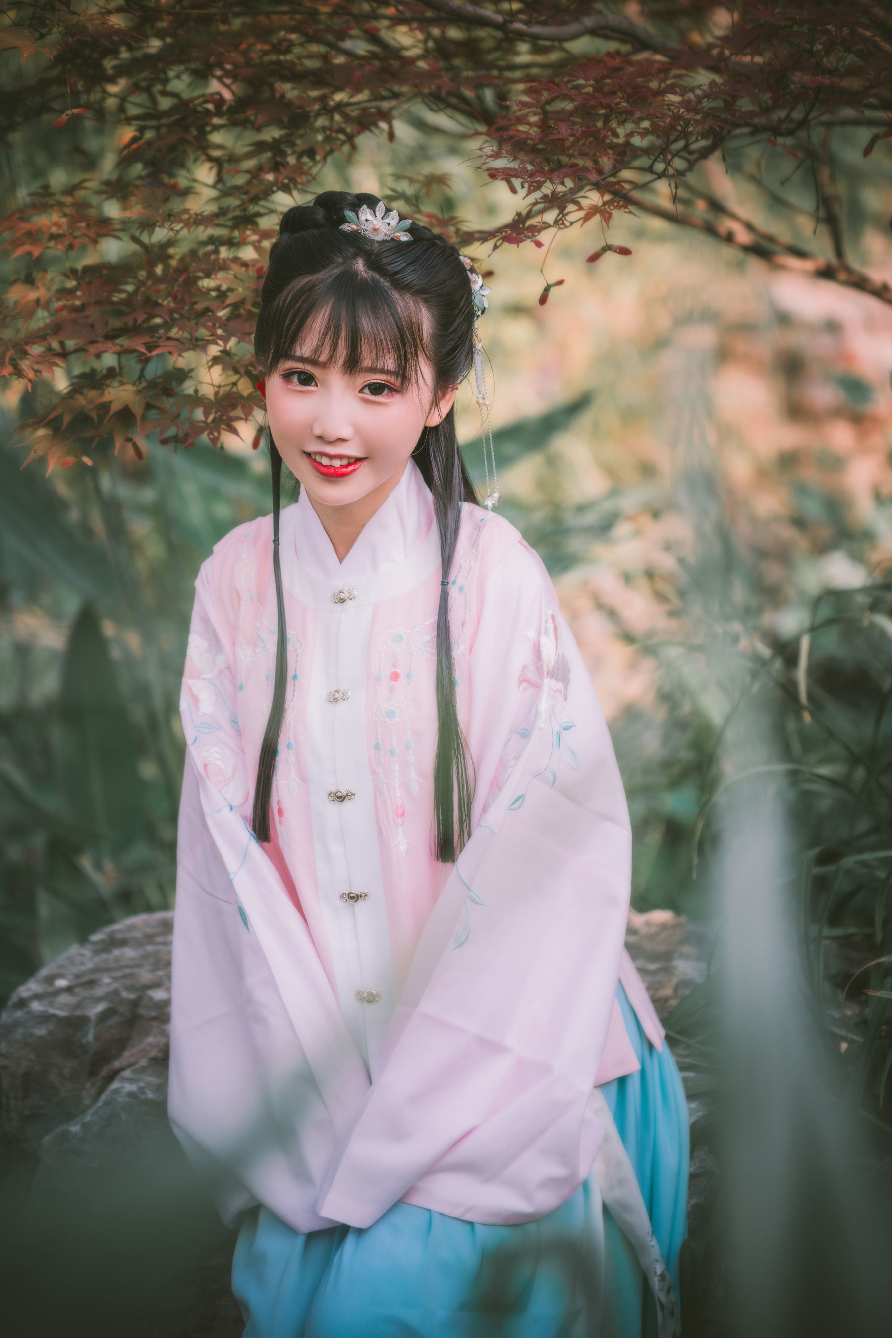 網紅COSER寫真] 可愛人氣Coser面餅仙兒 - 明治漢服