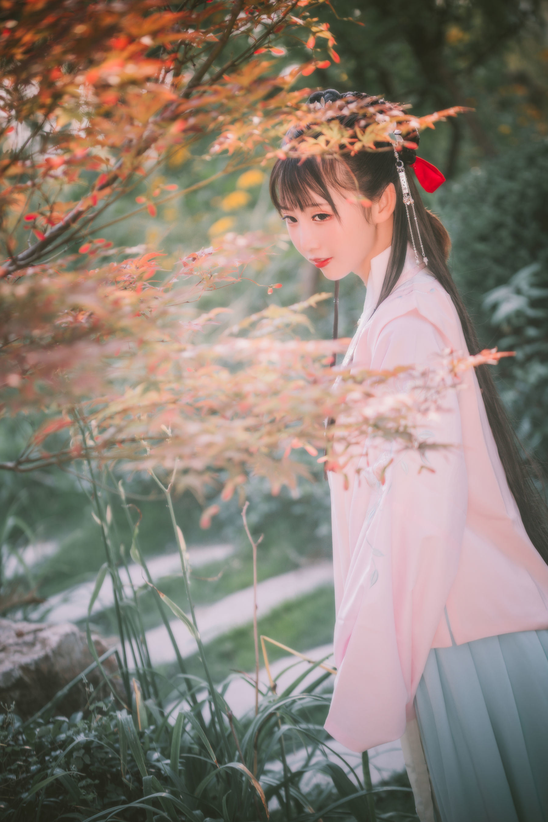 網紅COSER寫真] 可愛人氣Coser面餅仙兒 - 明治漢服