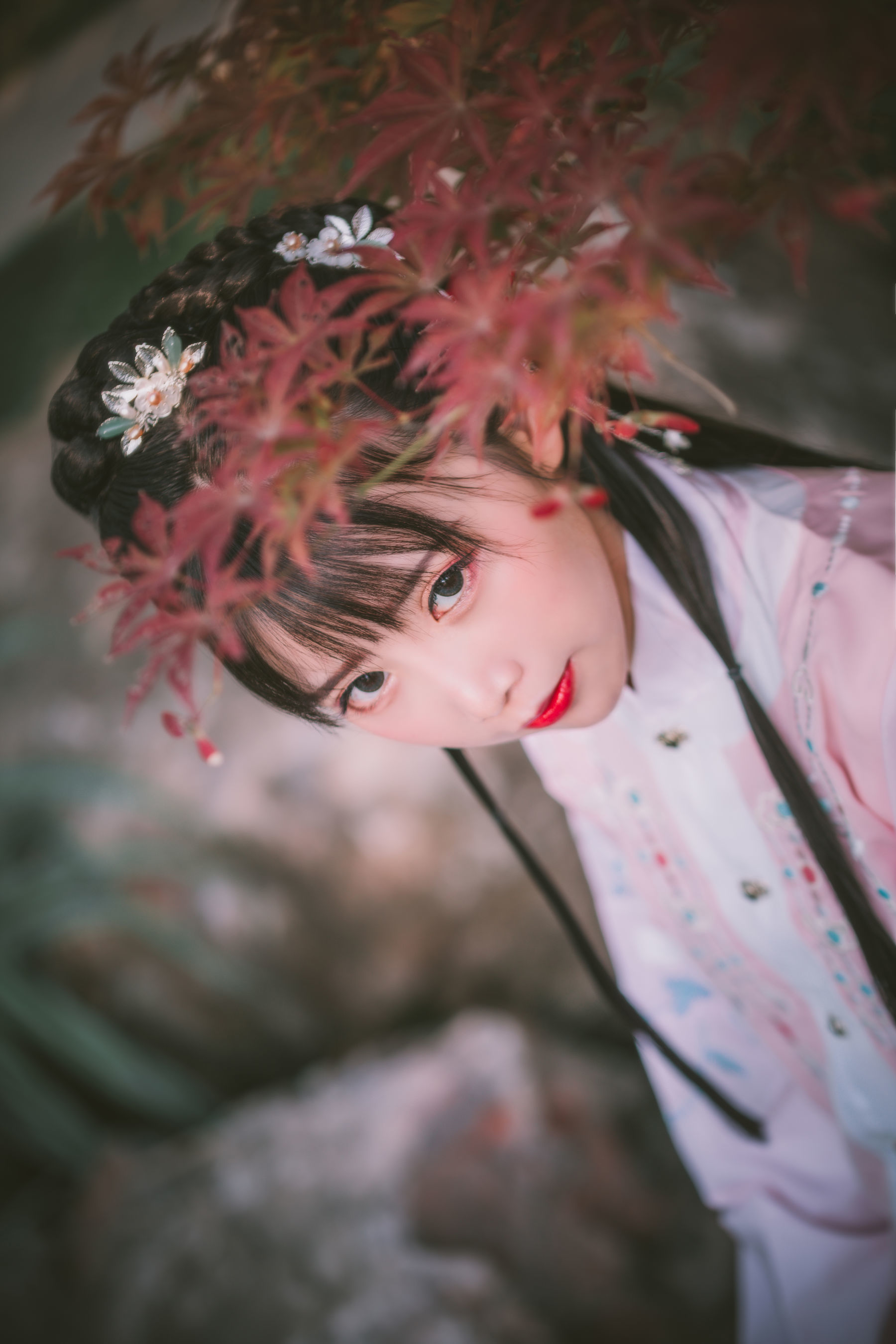 網紅COSER寫真] 可愛人氣Coser面餅仙兒 - 明治漢服