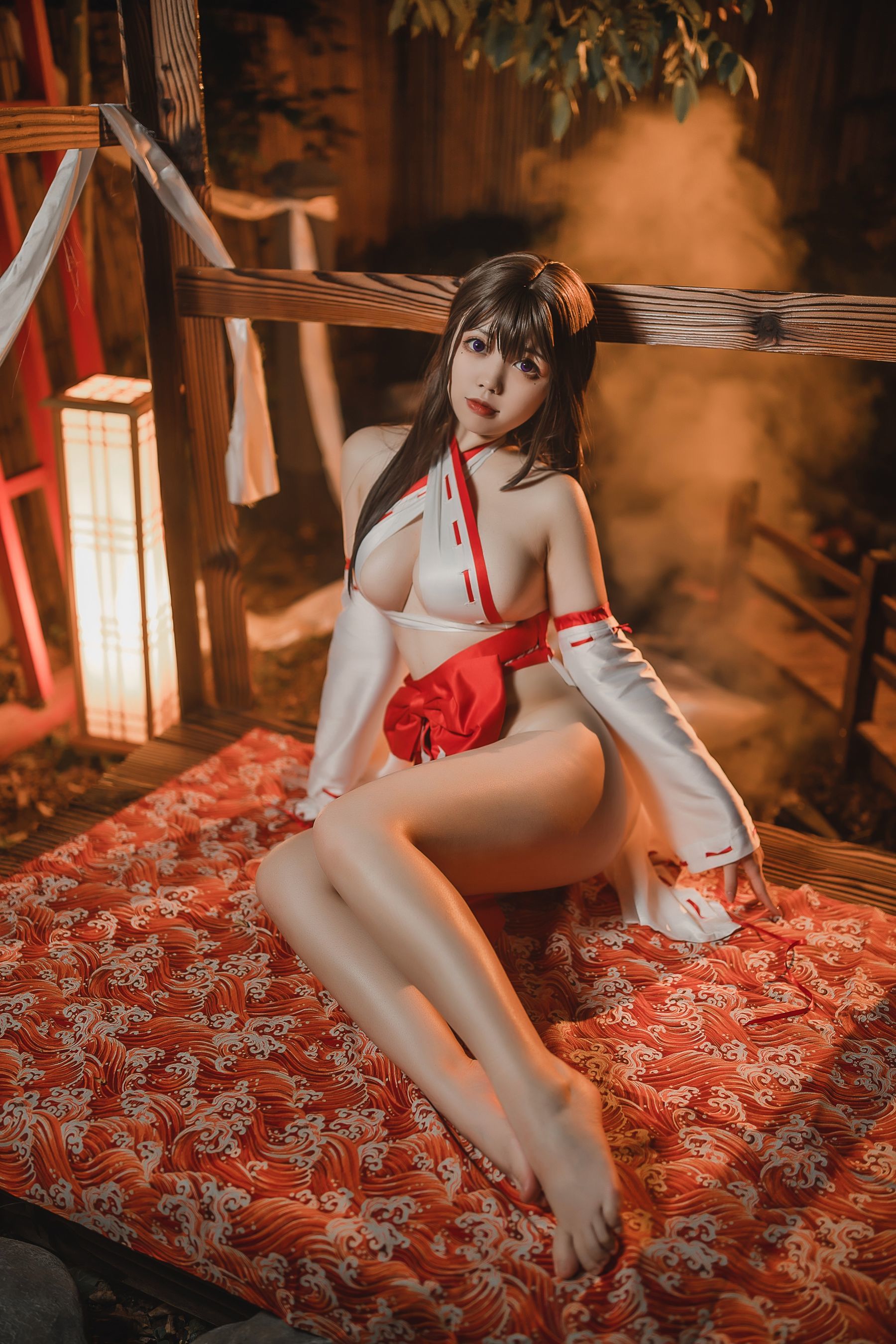인터넷 유명인 코스플레이어 사진] 아일일_Ganlory - 줄과 무녀