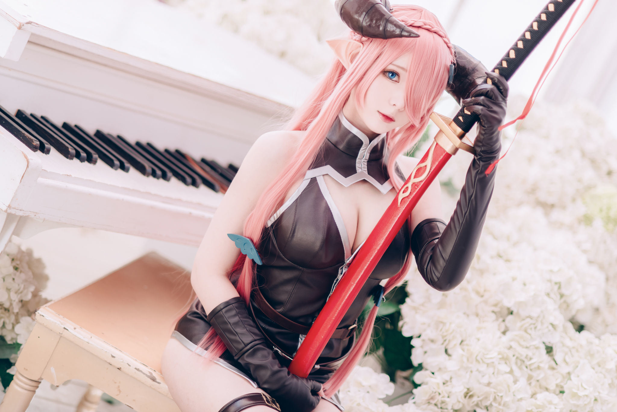 หนังสือภาพนักคอสเพลย์คนดัง] สาวจากเว่ยป๋อ 霜月shimo - 碧蓝幻想 娜尔เม亚