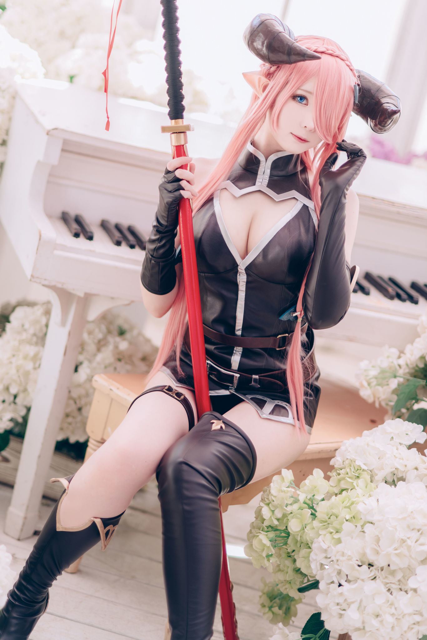 หนังสือภาพนักคอสเพลย์คนดัง] สาวจากเว่ยป๋อ 霜月shimo - 碧蓝幻想 娜尔เม亚