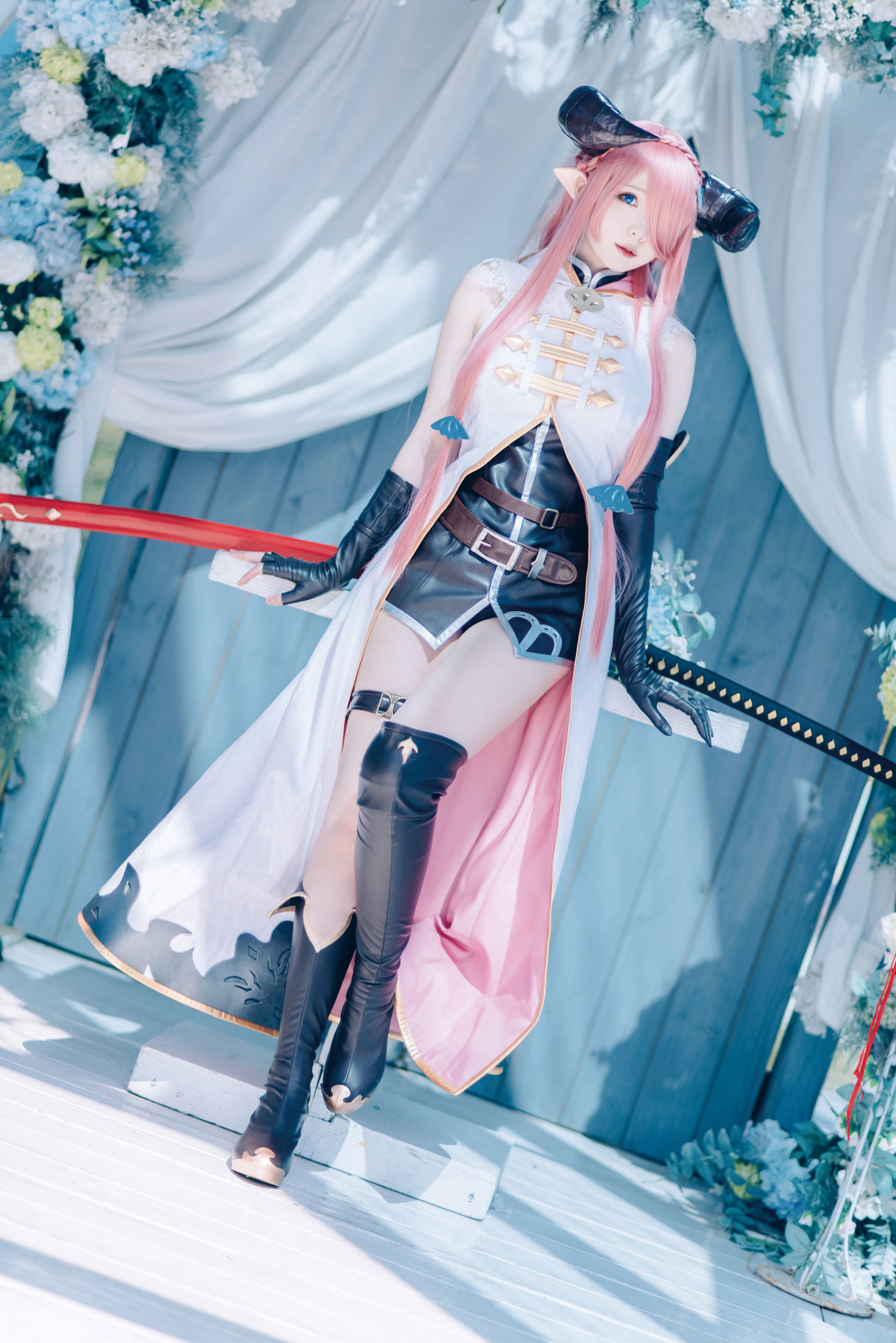 หนังสือภาพนักคอสเพลย์คนดัง] สาวจากเว่ยป๋อ 霜月shimo - 碧蓝幻想 娜尔เม亚