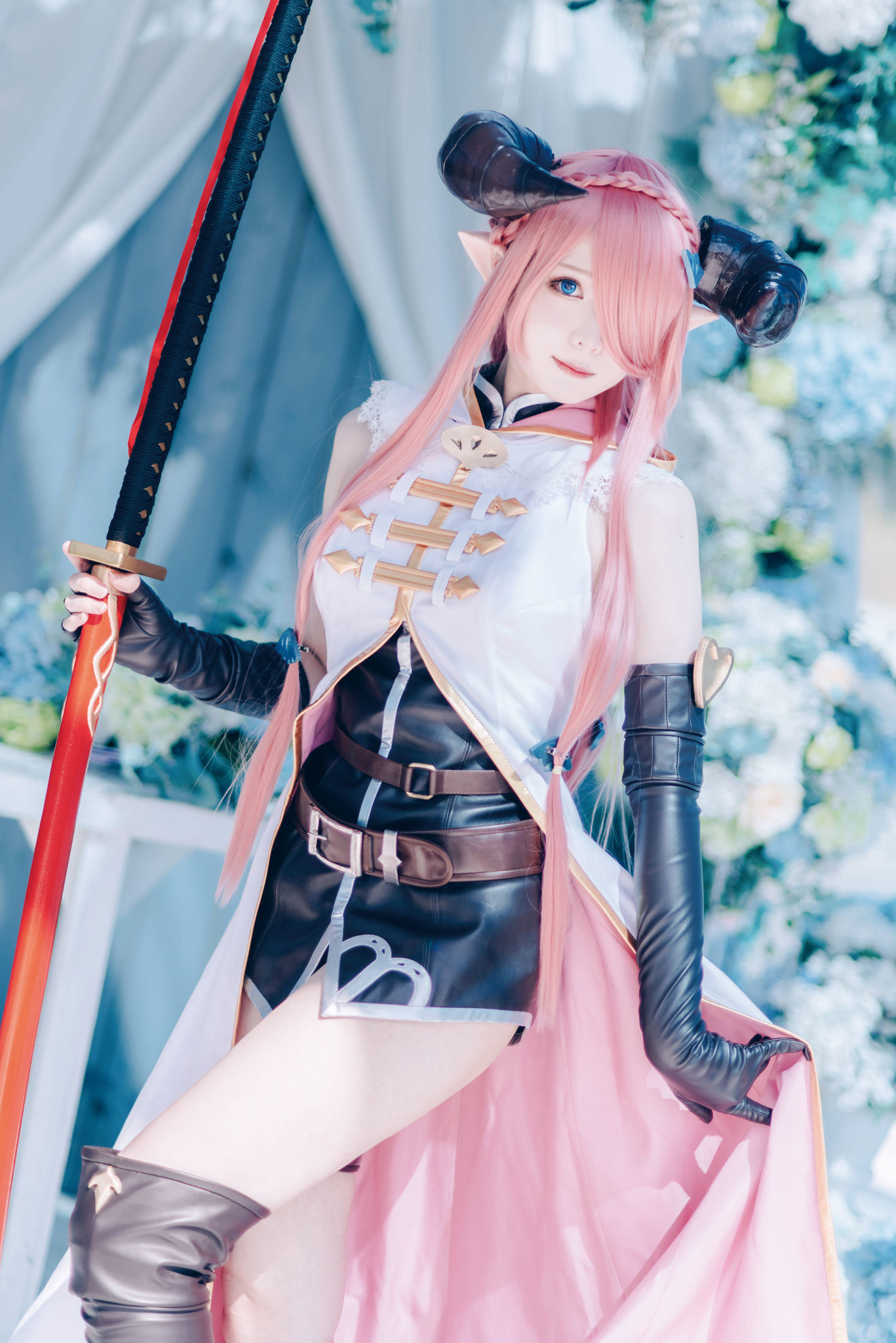 หนังสือภาพนักคอสเพลย์คนดัง] สาวจากเว่ยป๋อ 霜月shimo - 碧蓝幻想 娜尔เม亚