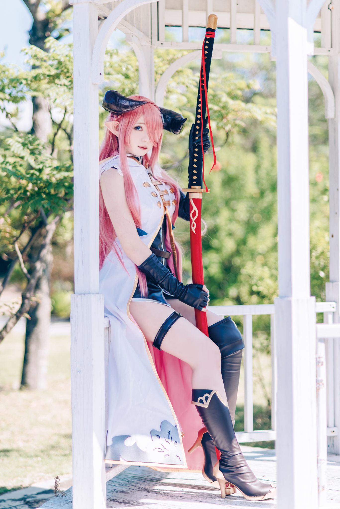 หนังสือภาพนักคอสเพลย์คนดัง] สาวจากเว่ยป๋อ 霜月shimo - 碧蓝幻想 娜尔เม亚