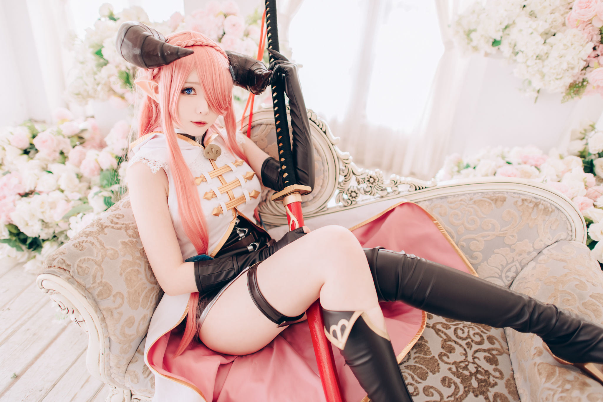 หนังสือภาพนักคอสเพลย์คนดัง] สาวจากเว่ยป๋อ 霜月shimo - 碧蓝幻想 娜尔เม亚