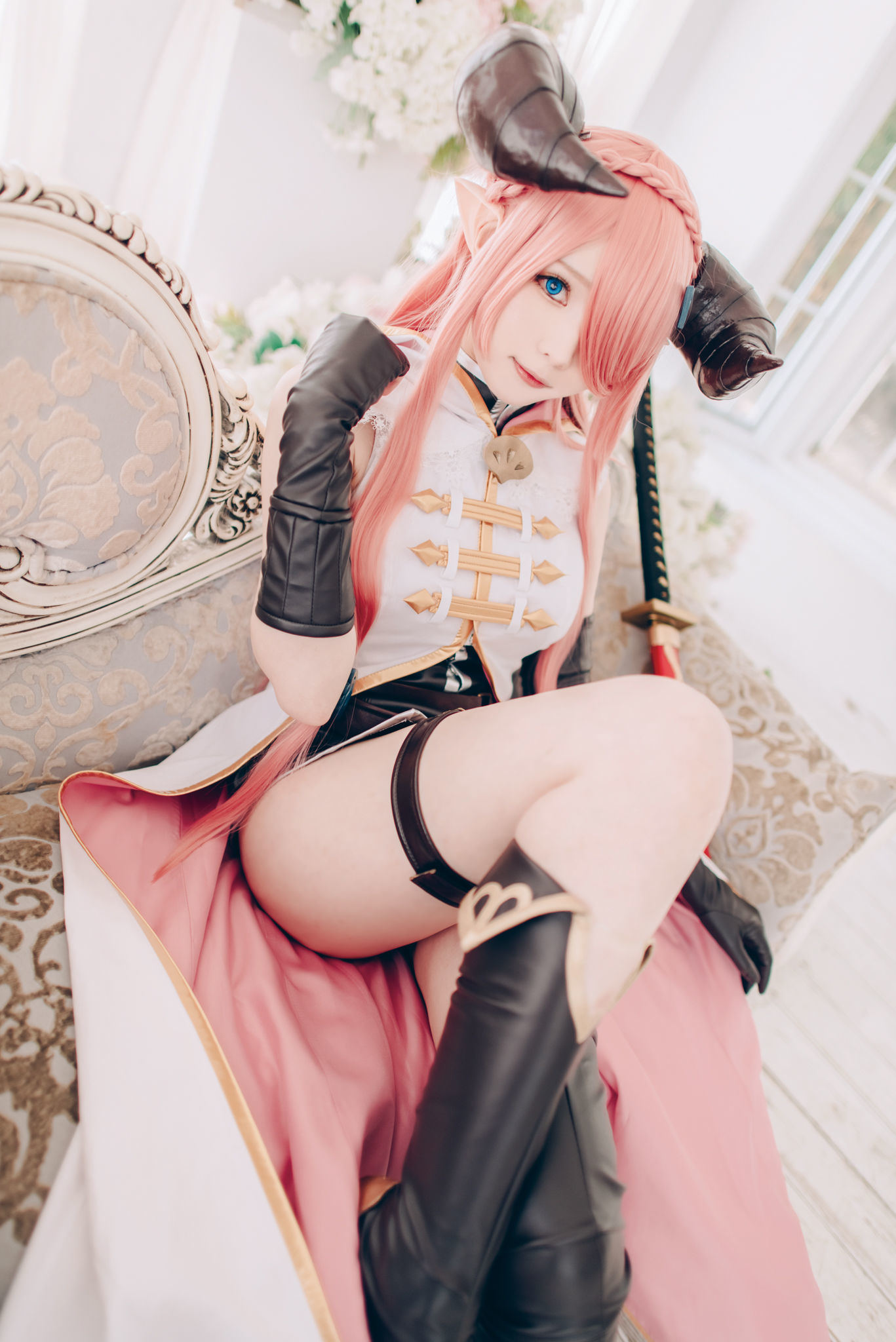 หนังสือภาพนักคอสเพลย์คนดัง] สาวจากเว่ยป๋อ 霜月shimo - 碧蓝幻想 娜尔เม亚