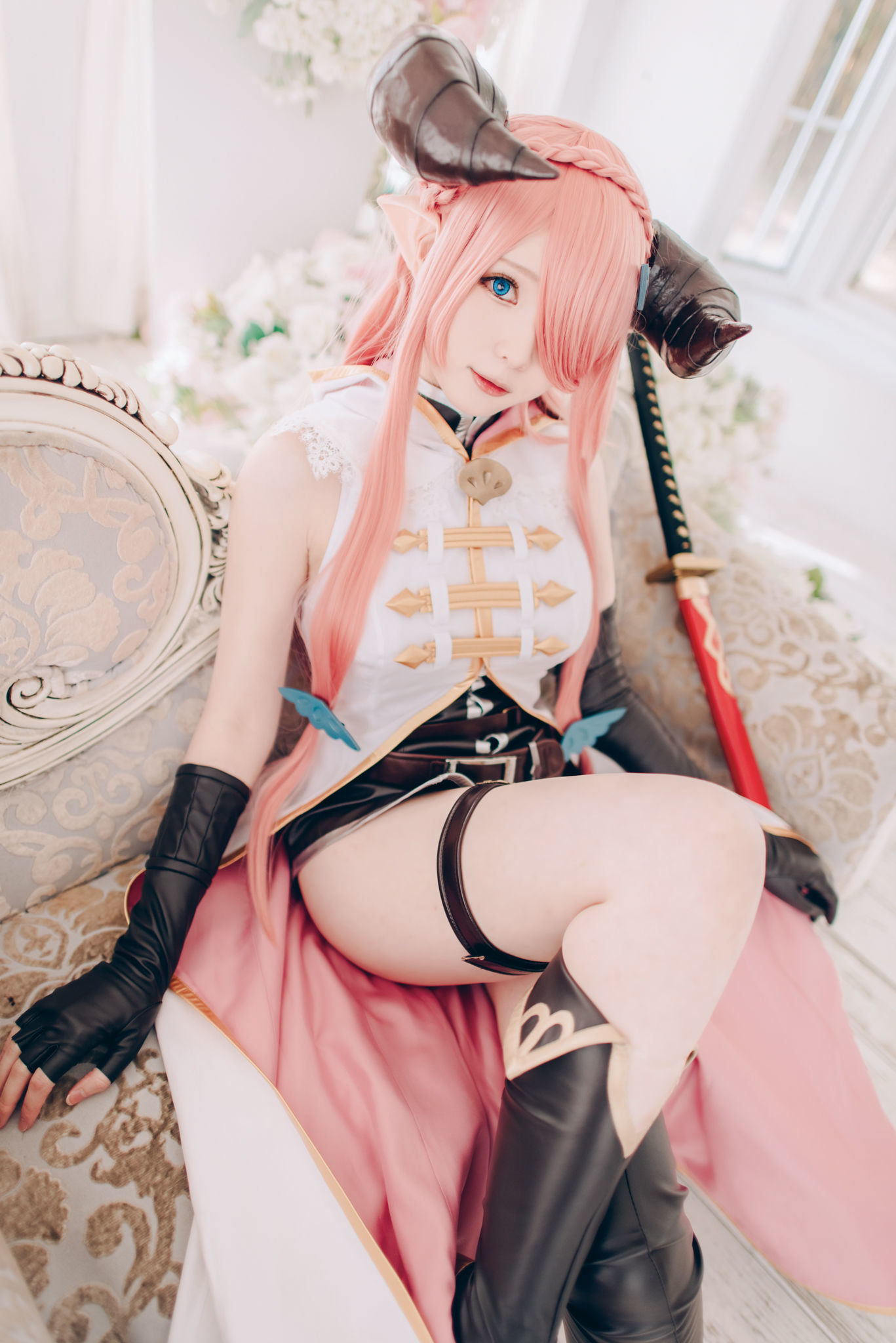 หนังสือภาพนักคอสเพลย์คนดัง] สาวจากเว่ยป๋อ 霜月shimo - 碧蓝幻想 娜尔เม亚