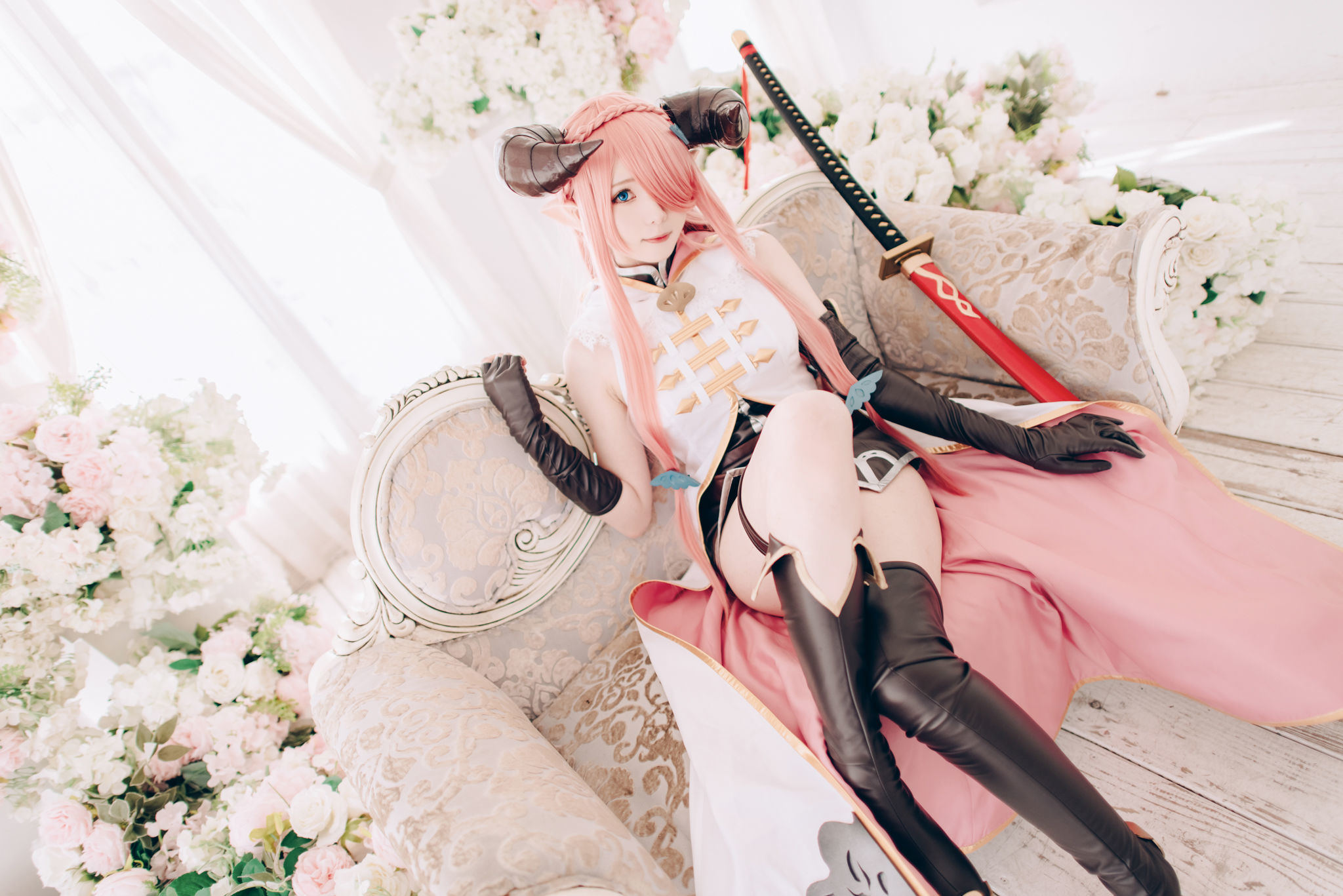 หนังสือภาพนักคอสเพลย์คนดัง] สาวจากเว่ยป๋อ 霜月shimo - 碧蓝幻想 娜尔เม亚