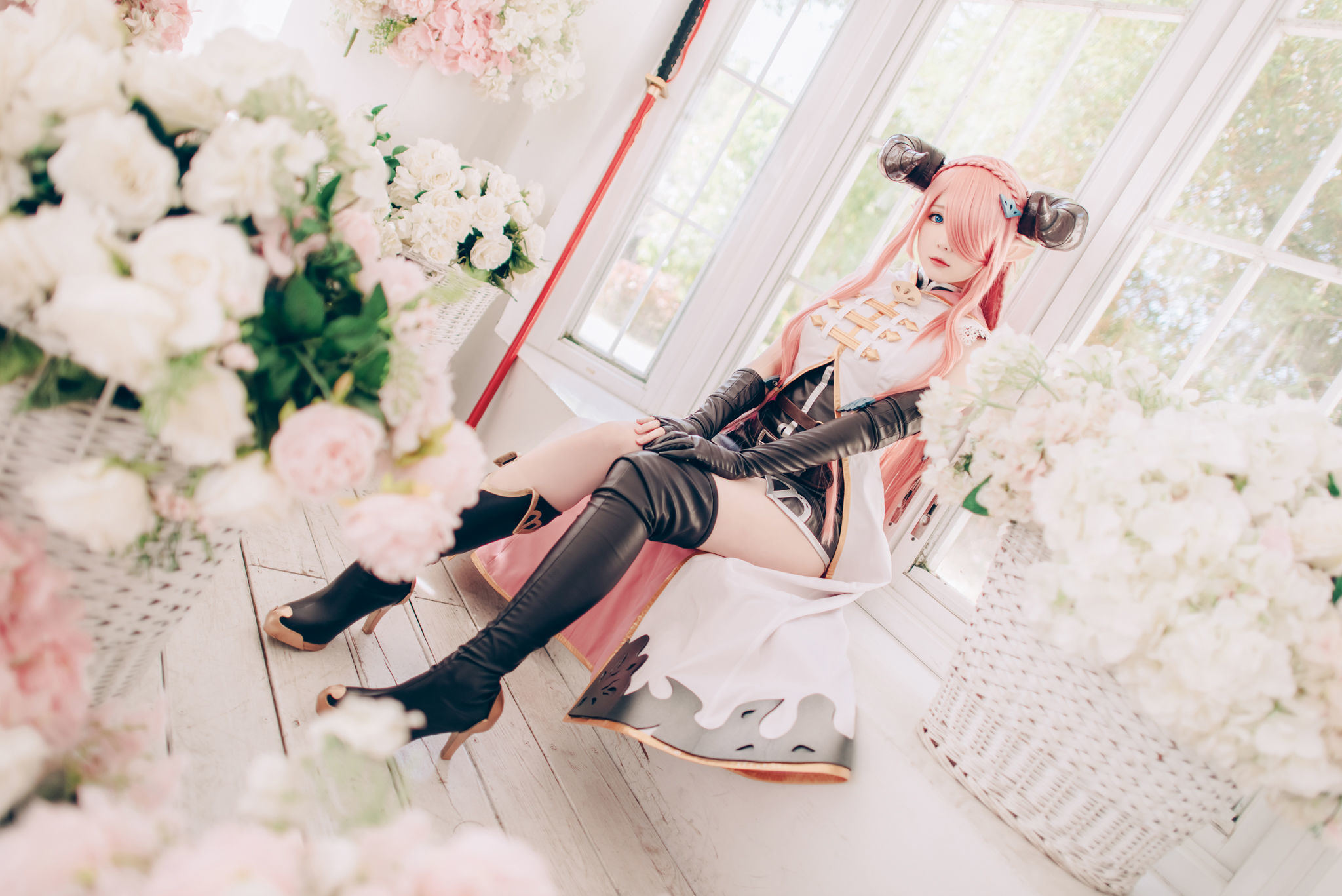 หนังสือภาพนักคอสเพลย์คนดัง] สาวจากเว่ยป๋อ 霜月shimo - 碧蓝幻想 娜尔เม亚