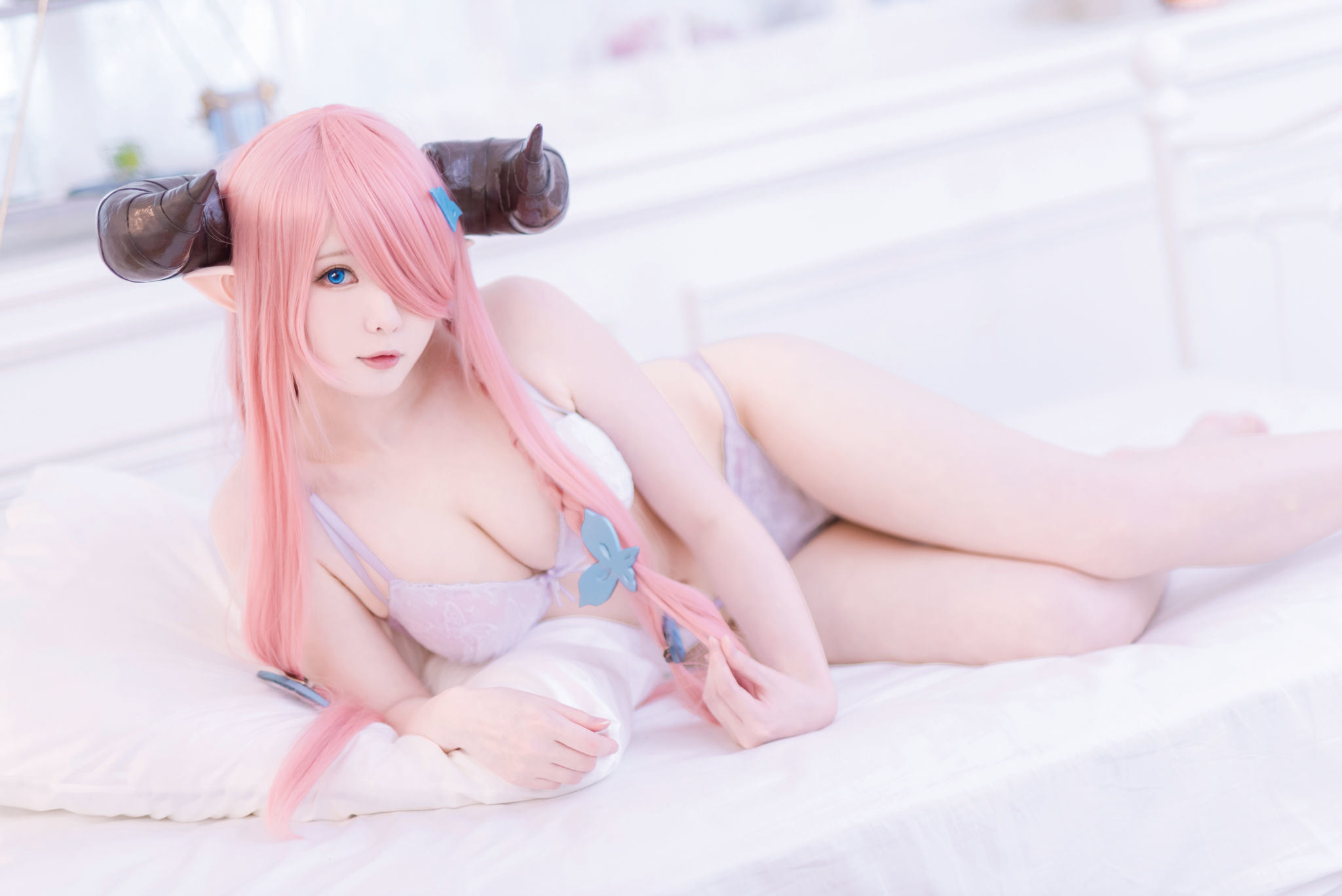 หนังสือภาพนักคอสเพลย์คนดัง] สาวจากเว่ยป๋อ 霜月shimo - 碧蓝幻想 娜尔เม亚