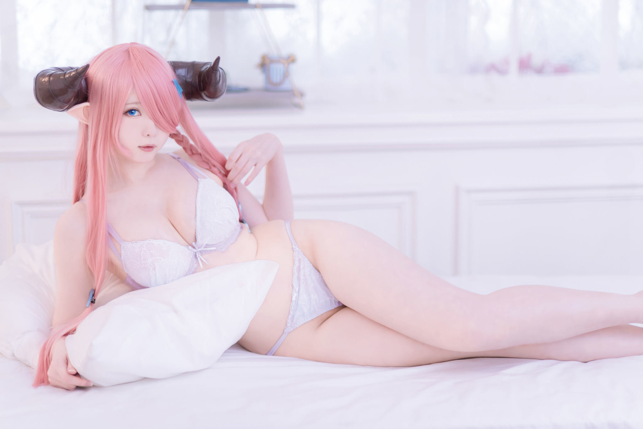 หนังสือภาพนักคอสเพลย์คนดัง] สาวจากเว่ยป๋อ 霜月shimo - 碧蓝幻想 娜尔เม亚