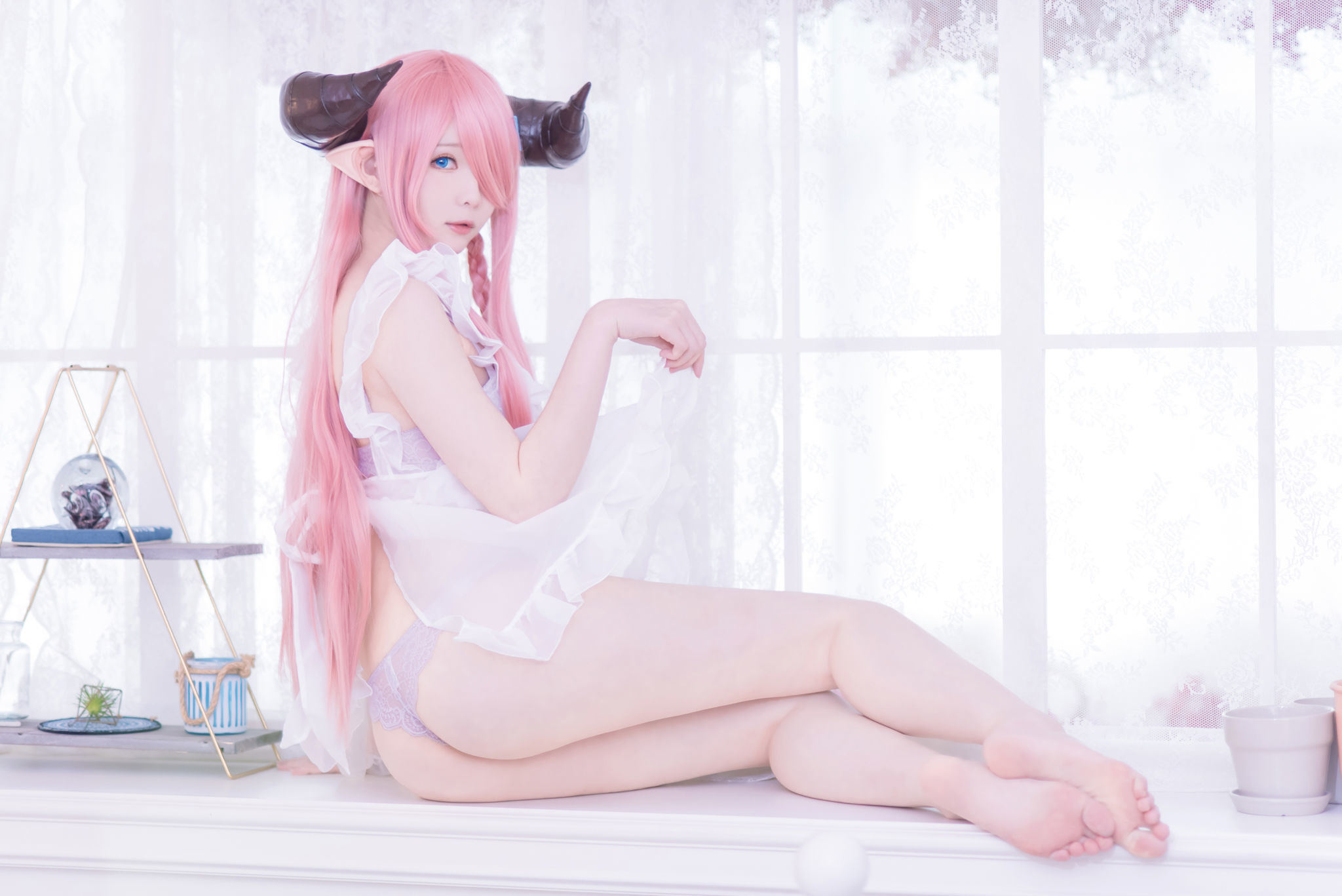 หนังสือภาพนักคอสเพลย์คนดัง] สาวจากเว่ยป๋อ 霜月shimo - 碧蓝幻想 娜尔เม亚