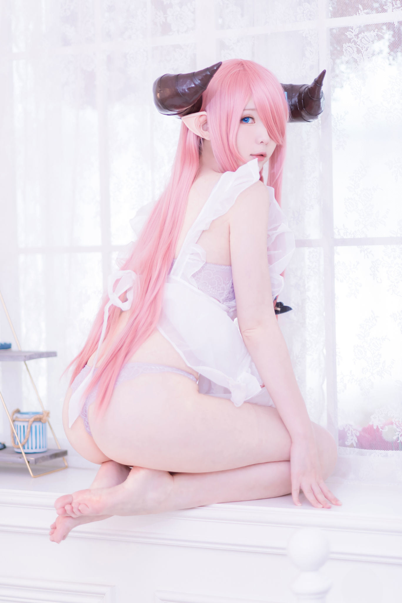 หนังสือภาพนักคอสเพลย์คนดัง] สาวจากเว่ยป๋อ 霜月shimo - 碧蓝幻想 娜尔เม亚